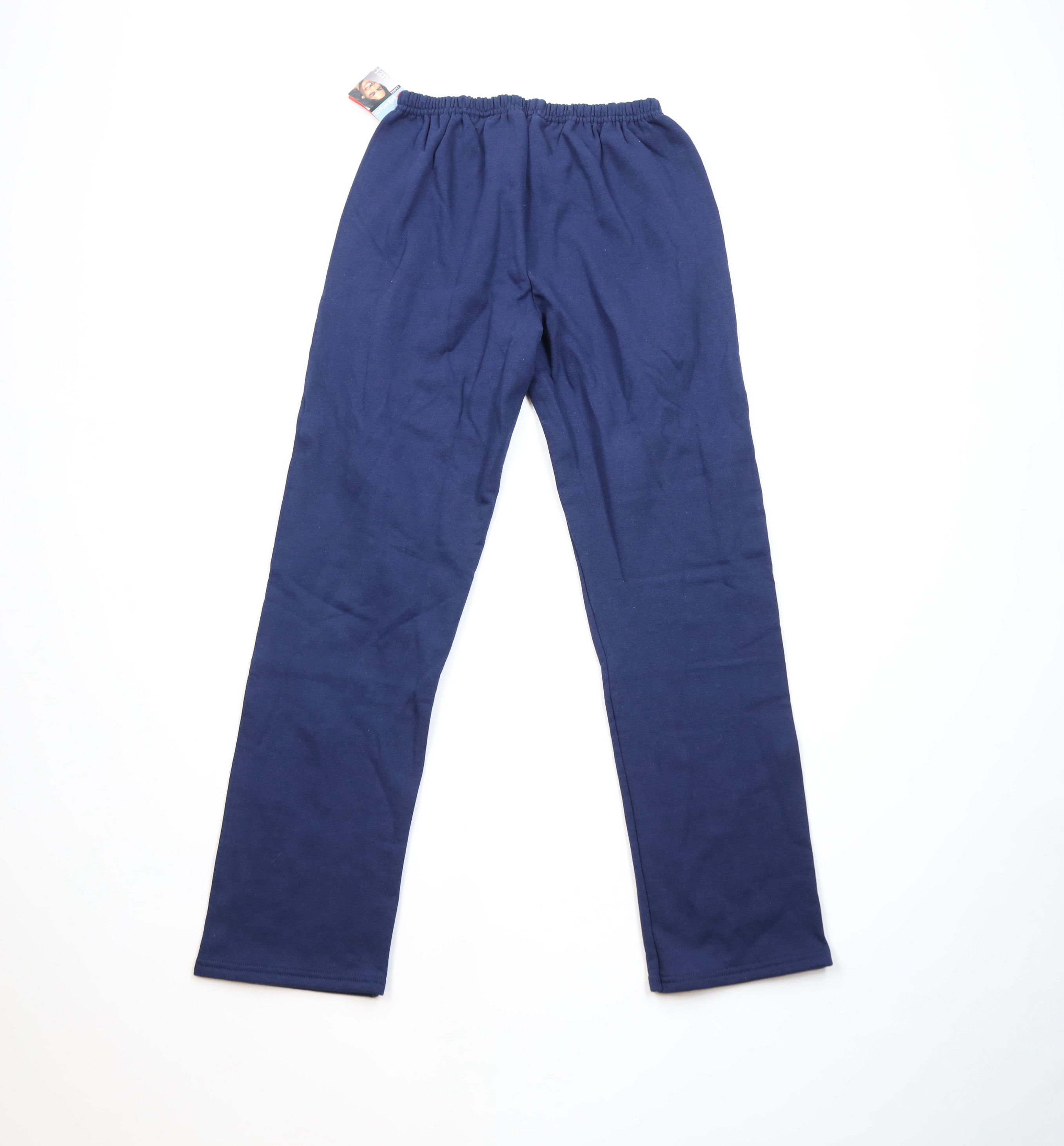 Vintage Deadstock Vintage Y2K Streetwear Blank Sweatpants Navy Blue Size 25" / US 0 / IT 36 - 9 Thumbnail