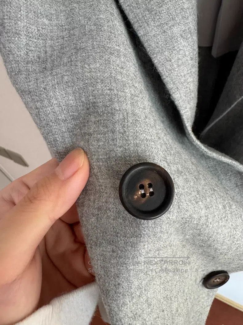 Brunello Cucinelli Brunello Cucinelli Double-breasted Blazer Jacket, Gray, 98 Size S / US 4 / IT 40 - 3 Thumbnail