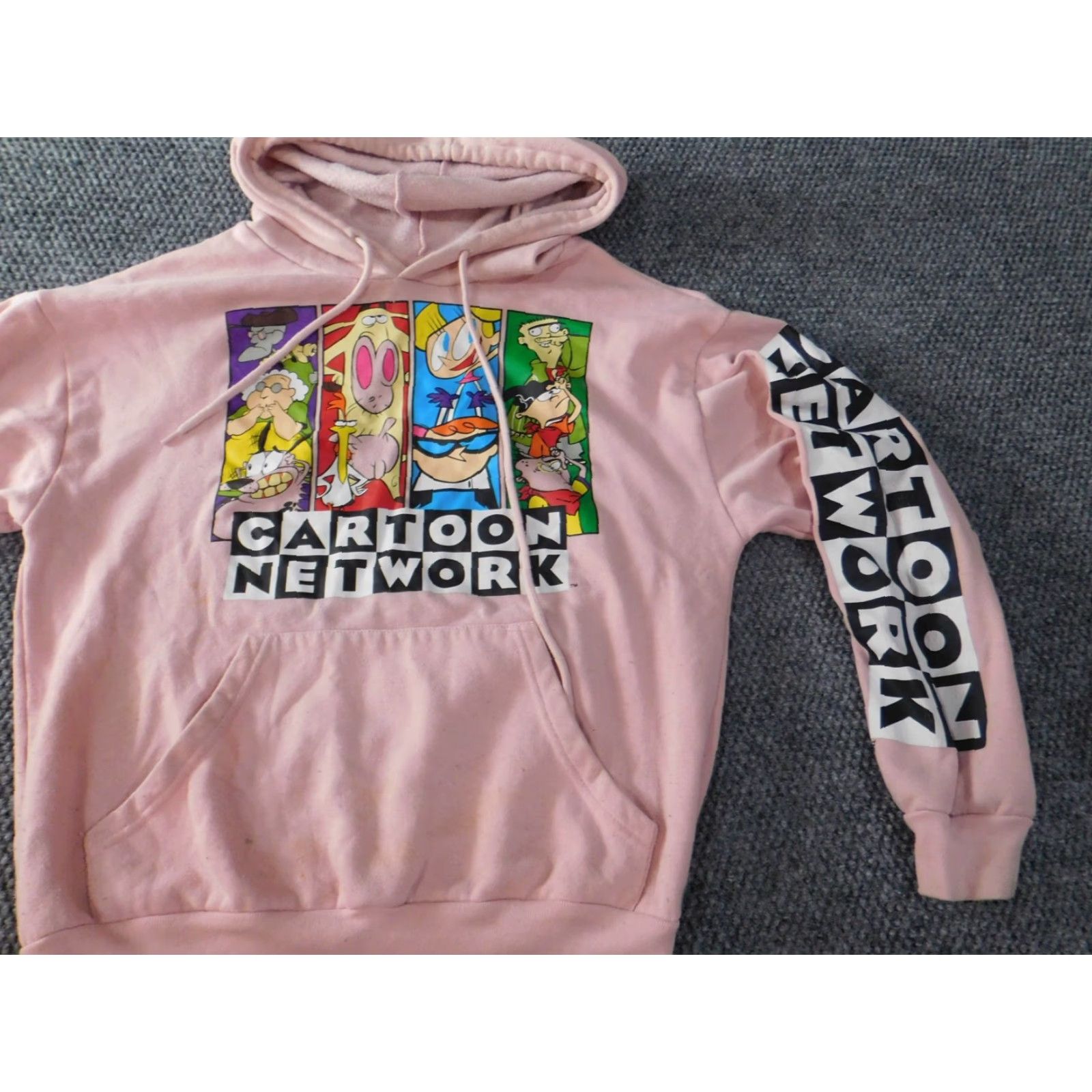 Pinko Cartoon Network Hoodie Women's Small Pink 90s Pullover Vintage pullover knit cotton Bl blemishes pilings theme 90s Womens Size S / US 4 / IT 40 - 3 Thumbnail