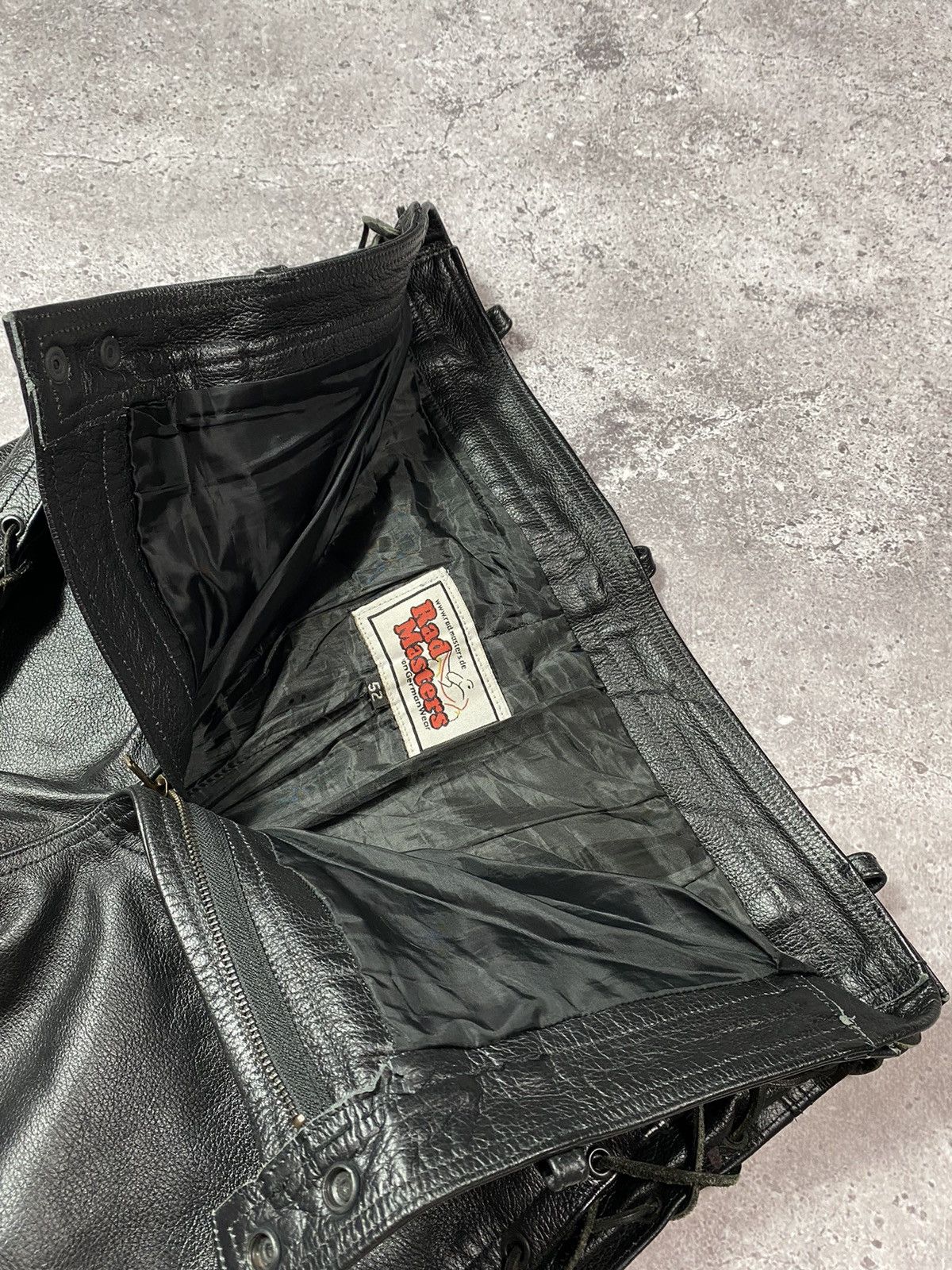 Leather × Vintage Vintage Rad Master Echtes Leder bondage pants Size US 34 / EU 50 - 12 Thumbnail