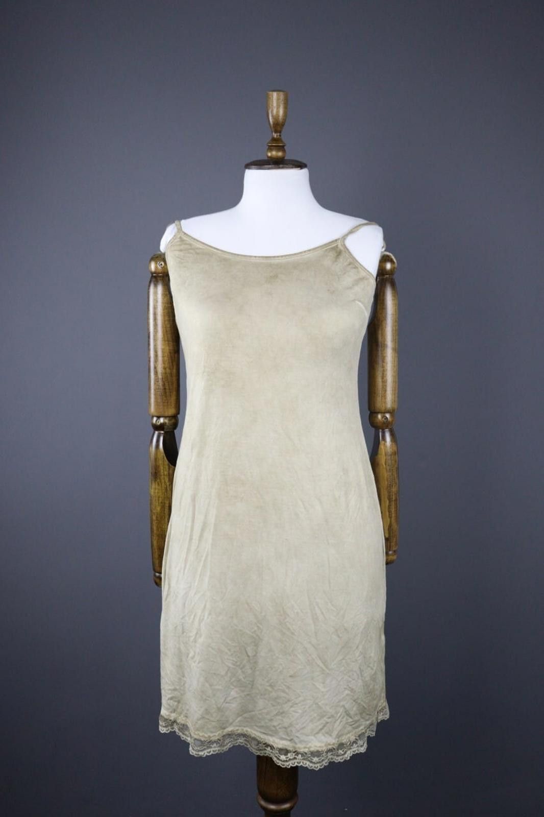 Designer Elisa Cavaletti Cream Viscose Boat Lace Trim Flip Dress Size M / US 6-8 / IT 42-44 - 1 Thumbnail
