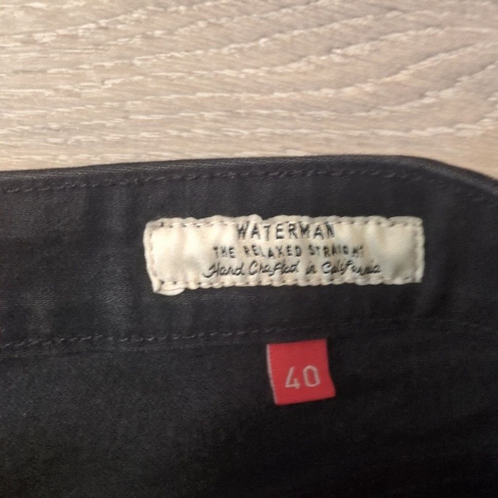 Agave Agave waterman relaxed fit triple black flex jeans size 40 Size US 40 / EU 56 - 4 Thumbnail