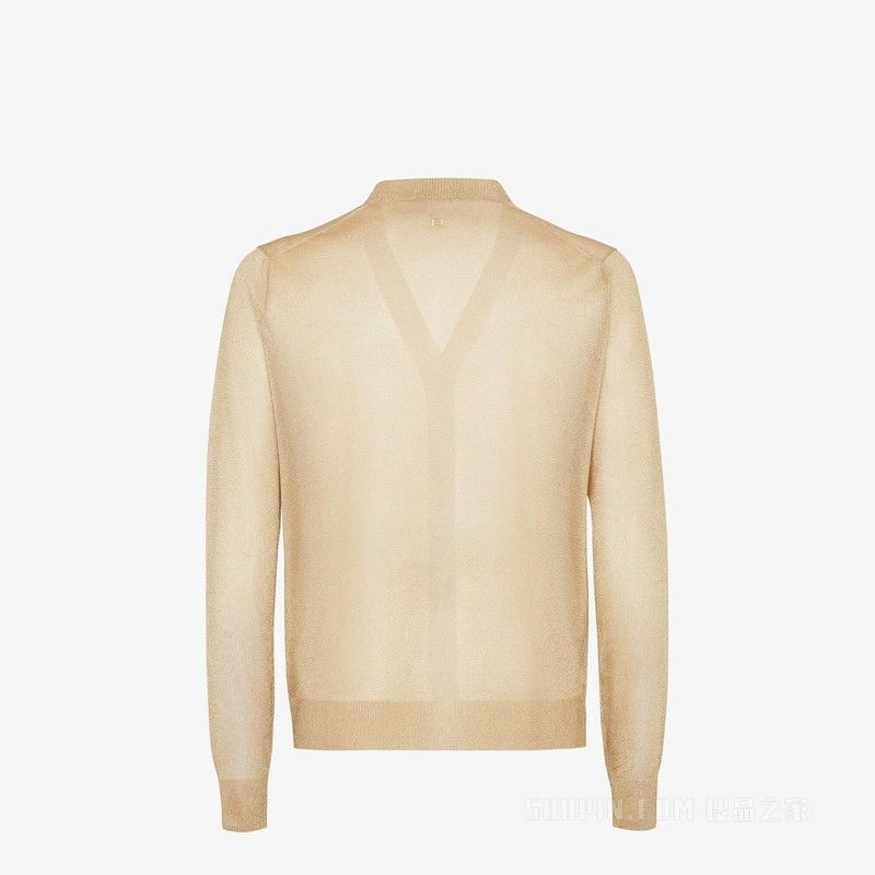 Fendi o1s1wg111125 Cardigan in Golden Size US XL / EU 56 / 4 - 2 Thumbnail
