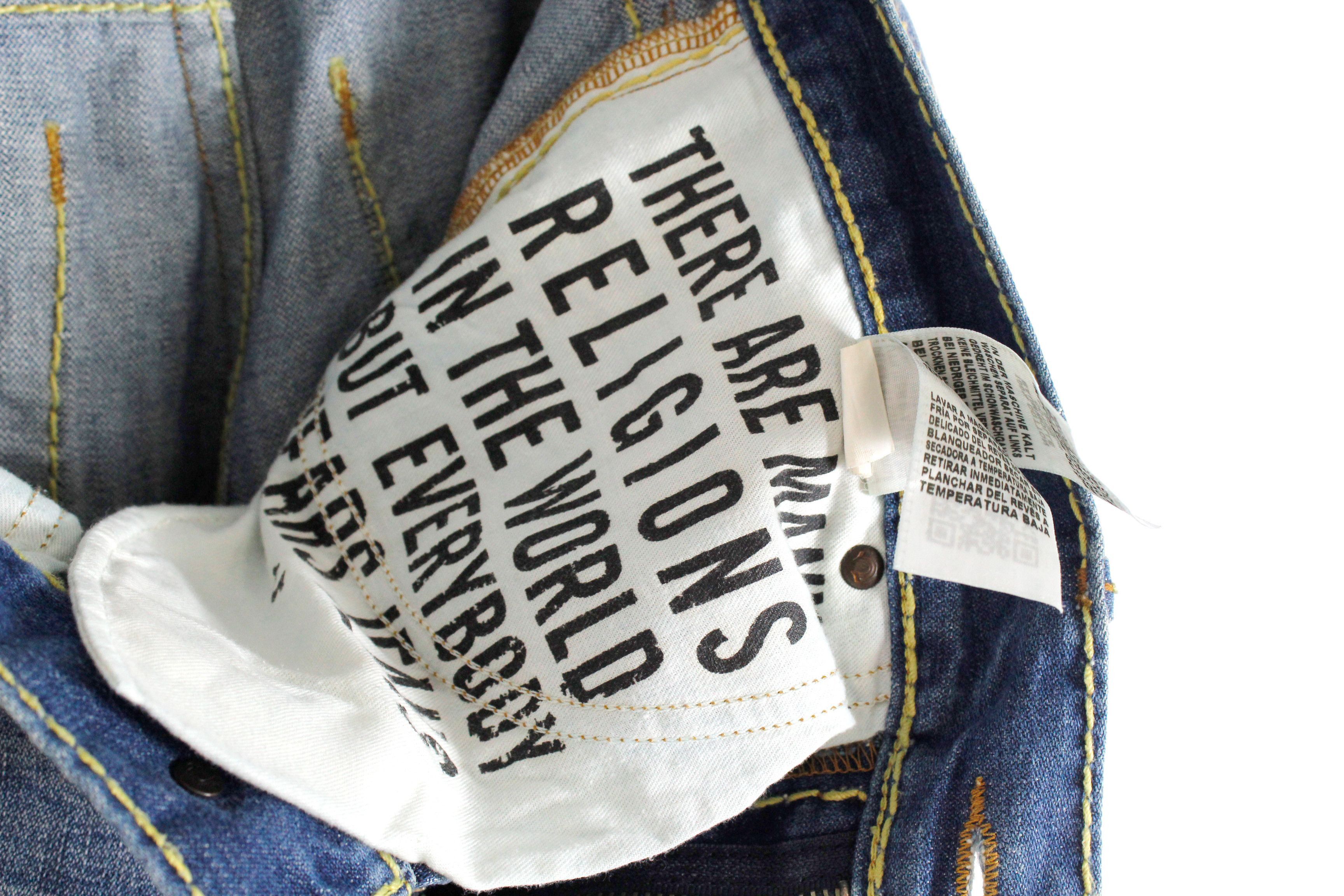 True Religion True Religion Y2K Hand Painted Distressed Pants Jeans 32 Size US 32 / EU 48 - 11 Thumbnail