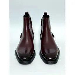 Bally o1y1224 Leather Boots in Burgundy Size US 7 / EU 40 - 3 Thumbnail