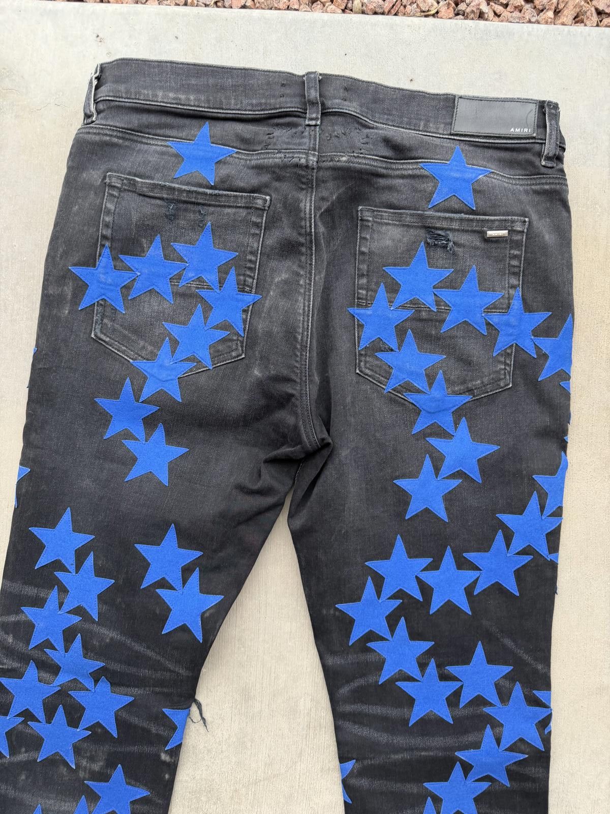 Amiri Amiri x Alchemist Star Jeans Blue 36 Skinny Authentic Rare Size US 36 / EU 52 - 5 Thumbnail