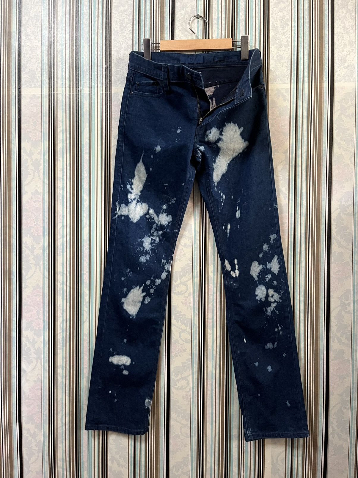 Jil Sander 2000s uniqlo J+ splash acid wash skinny for straight #I3 Size US 30 / EU 46 - 3 Thumbnail
