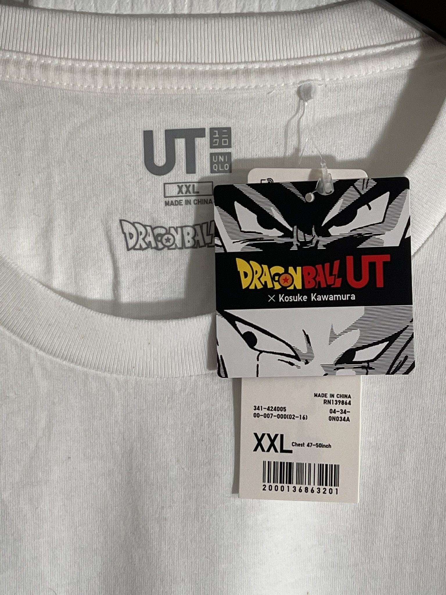 Uniqlo NEW UNIQLO Dragonball Graphic Short Sleeve Shirt White XXL Size US XXL / EU 58 / 5 - 5 Thumbnail
