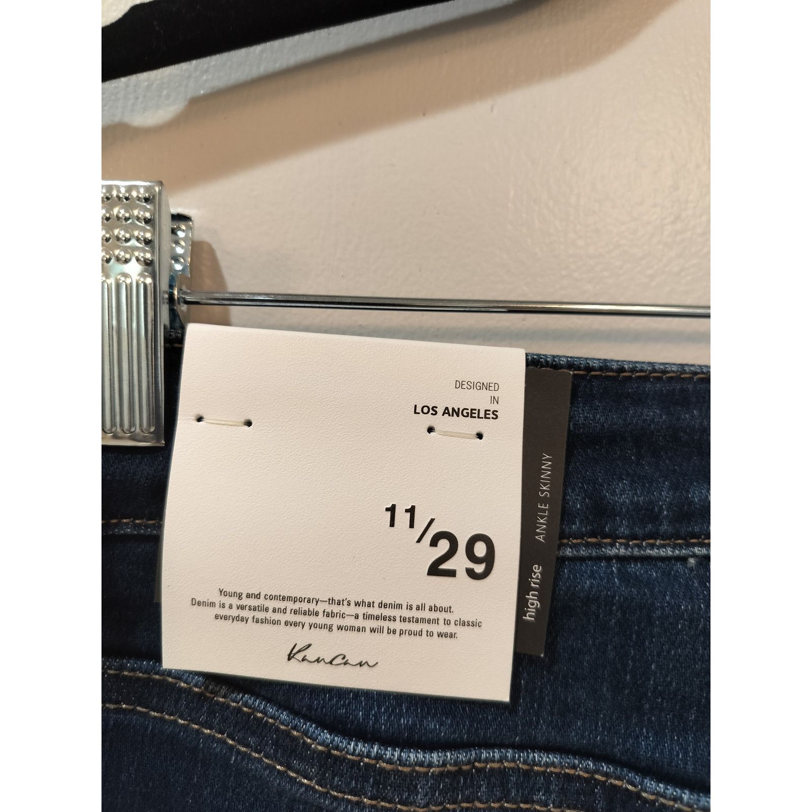 Other KanCan Women's High Rise Ankle Skinny Jeans - Size 11/29 Size 29" - 5 Thumbnail