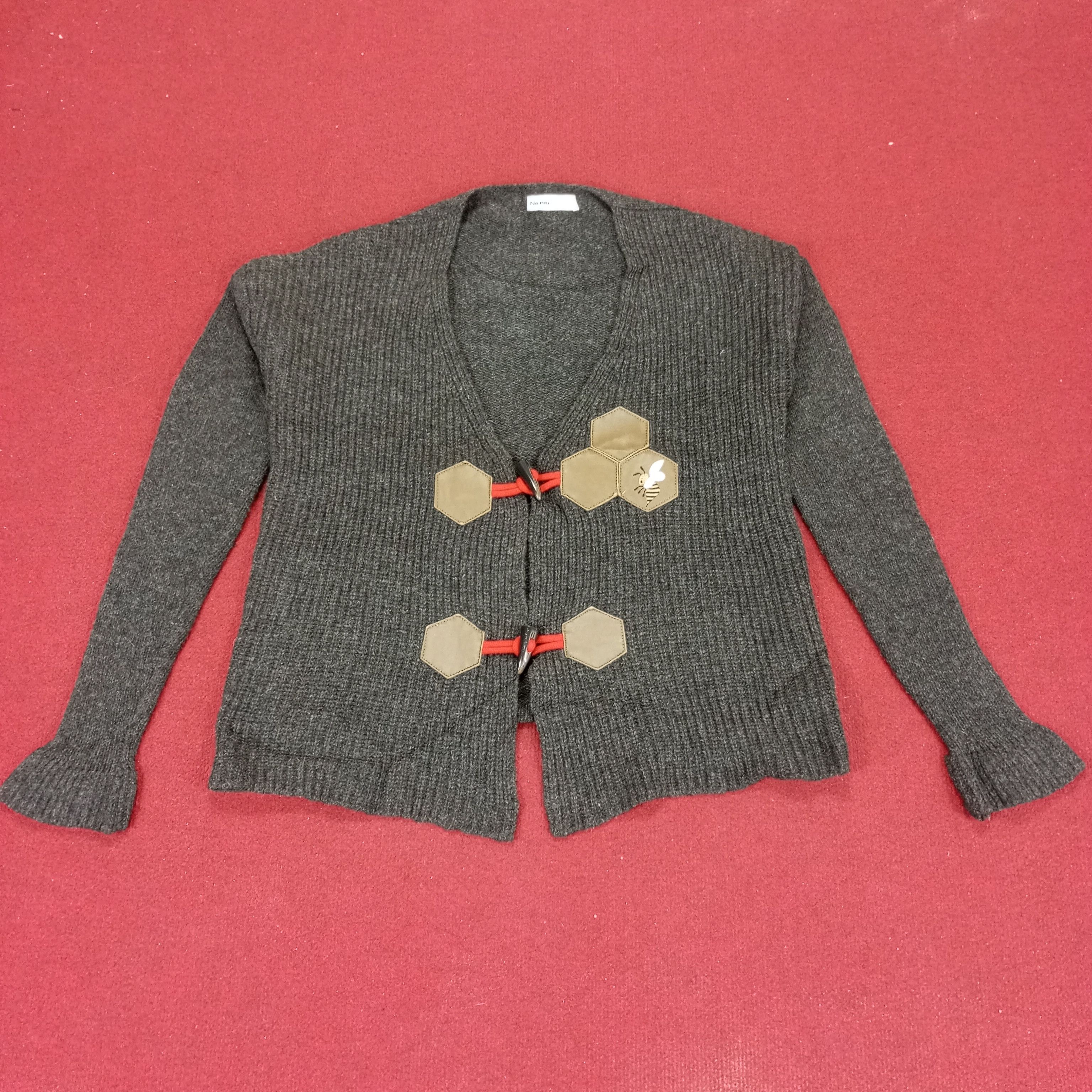 Issey Miyake × Ne-Net × Vintage Ne Net Japanese Designer Brand Issey Miyake Cardigan Sweater Size M / US 6-8 / IT 42-44 - 1 Thumbnail
