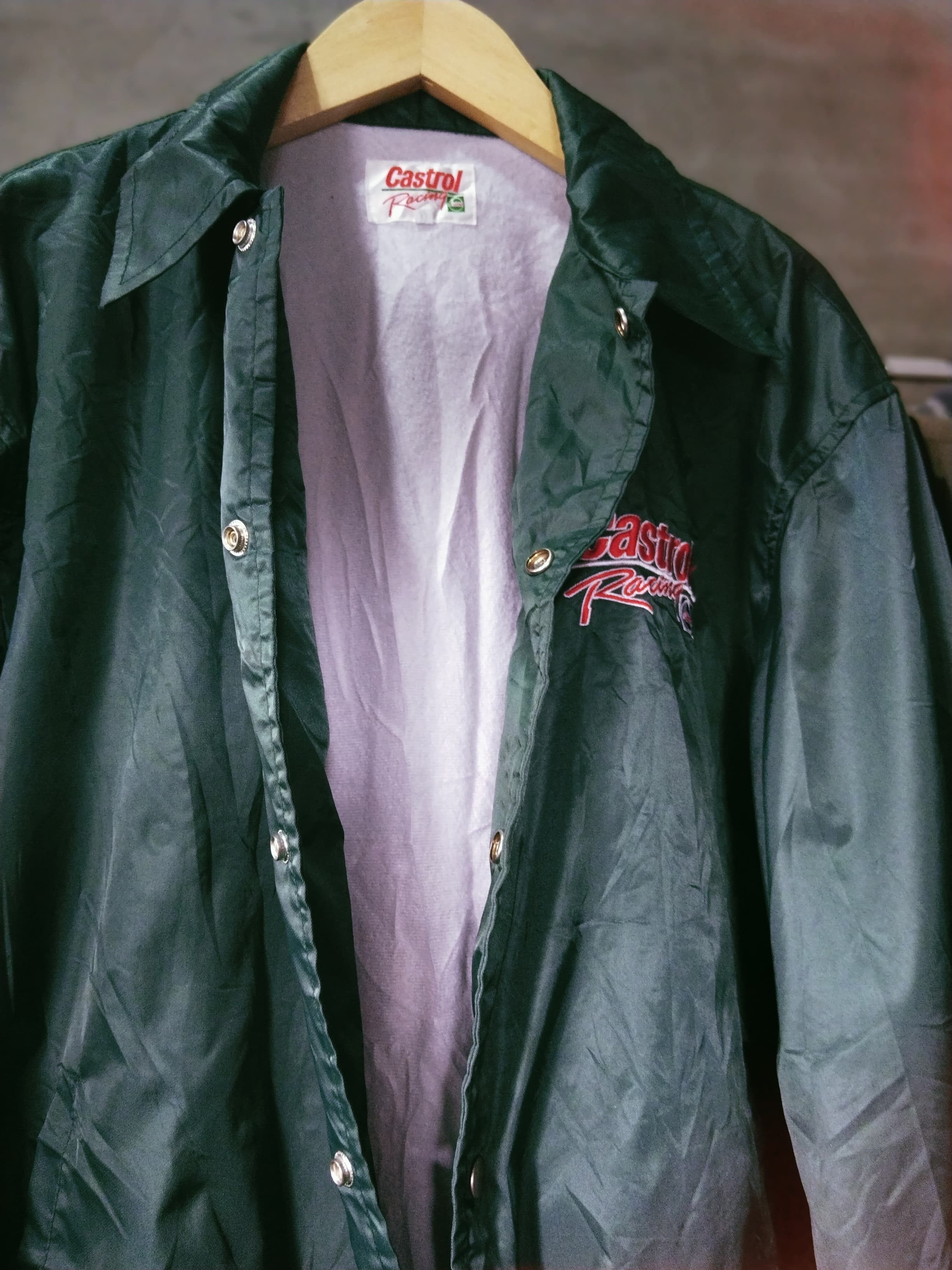 Vintage Vintage Castrol Racing Coach Jacket - Rare 90s Motorsport Size US XXL / EU 58 / 5 - 3 Thumbnail