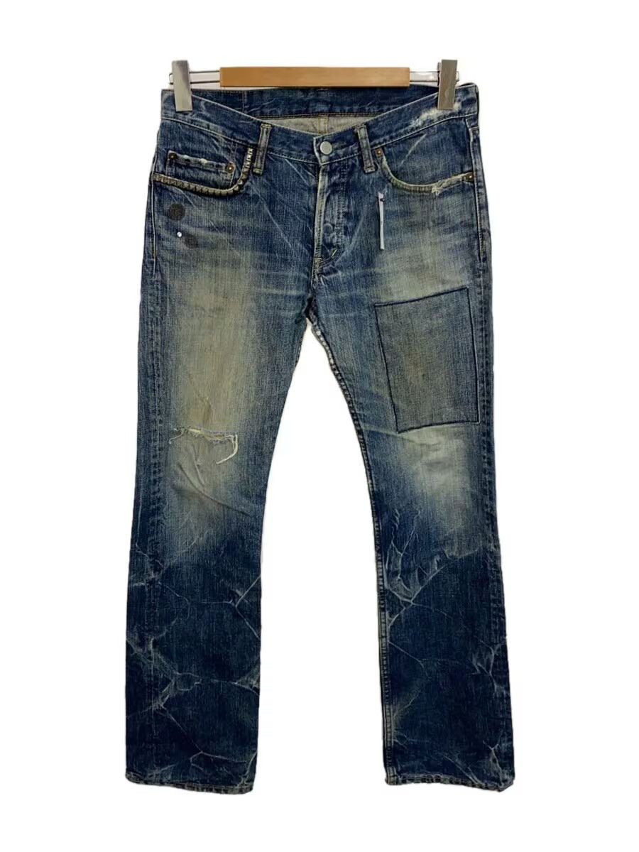 Hysteric Glamour Aged Patch Denim Jeans Size US 31 - 1 Thumbnail