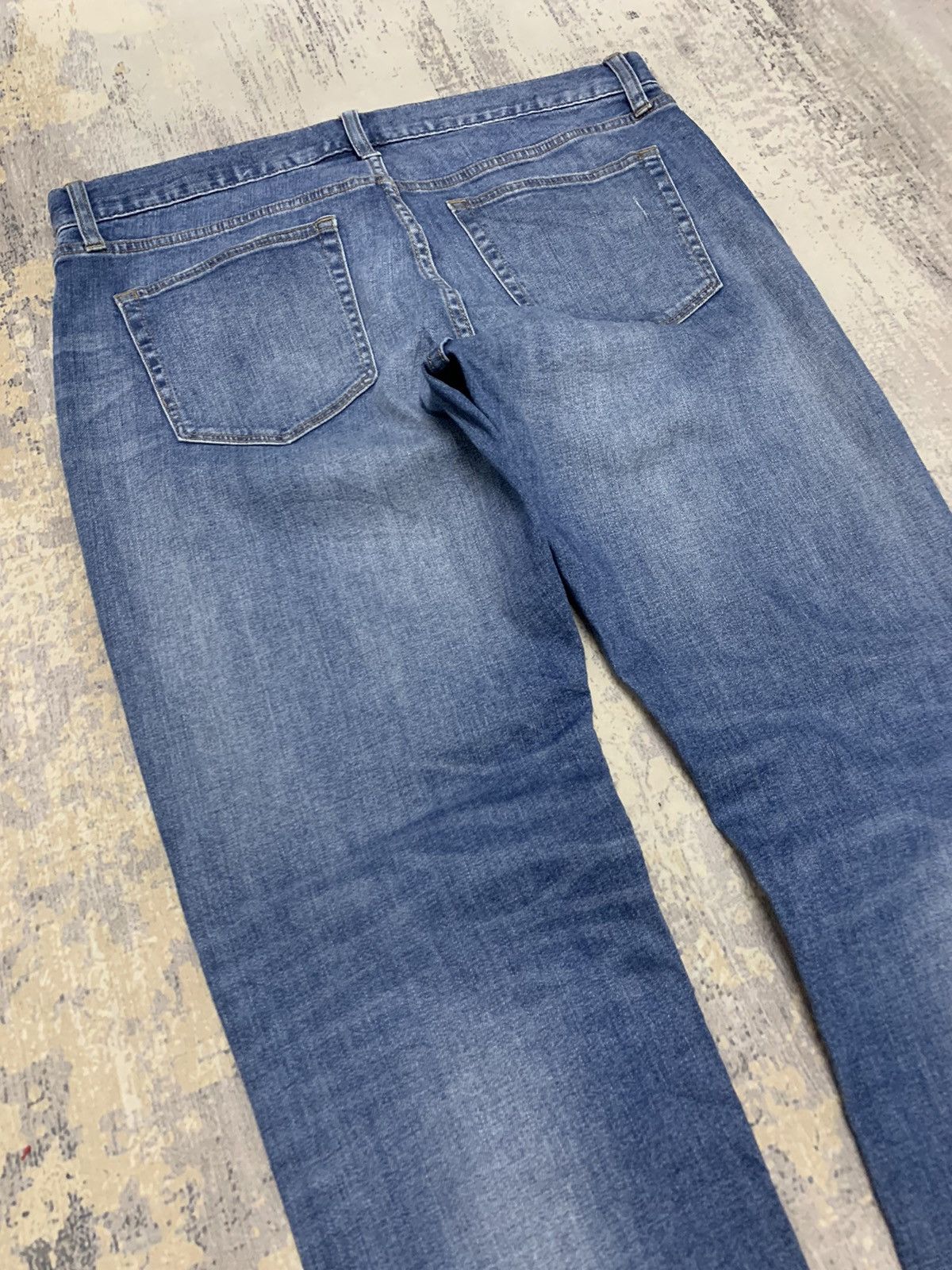 Japanese Brand Uniqlo Archive Style Distressed Slim Fit Denim Pants Size US 35 - 11 Thumbnail