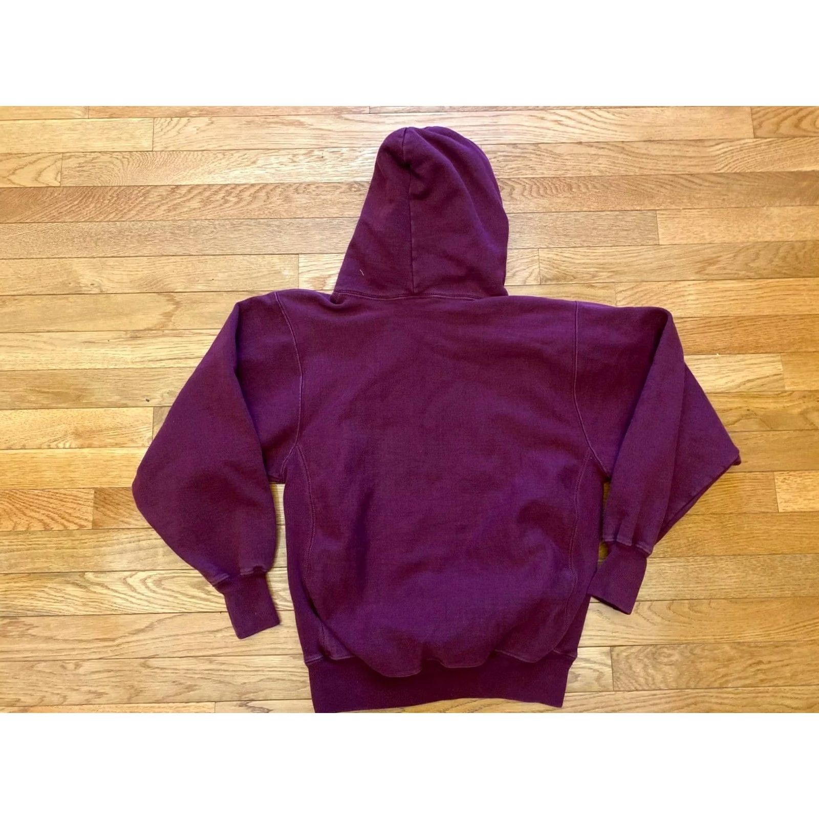 Vintage VINTAGE Virginia Tech Hokies Hoodie Sweatshirt Mens XS Steve Barry's Reversible Embroidered Gold Crew Neck Knit Cotton/Polyester Sweatshirt Size US XS / EU 42 / 0 - 2 Thumbnail