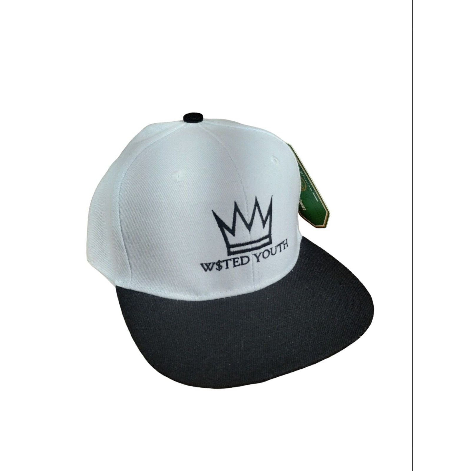 Other Crown Wsted Youth Classic Snapback Baseball Cap White and Bl Size ONE SIZE - 2 Thumbnail