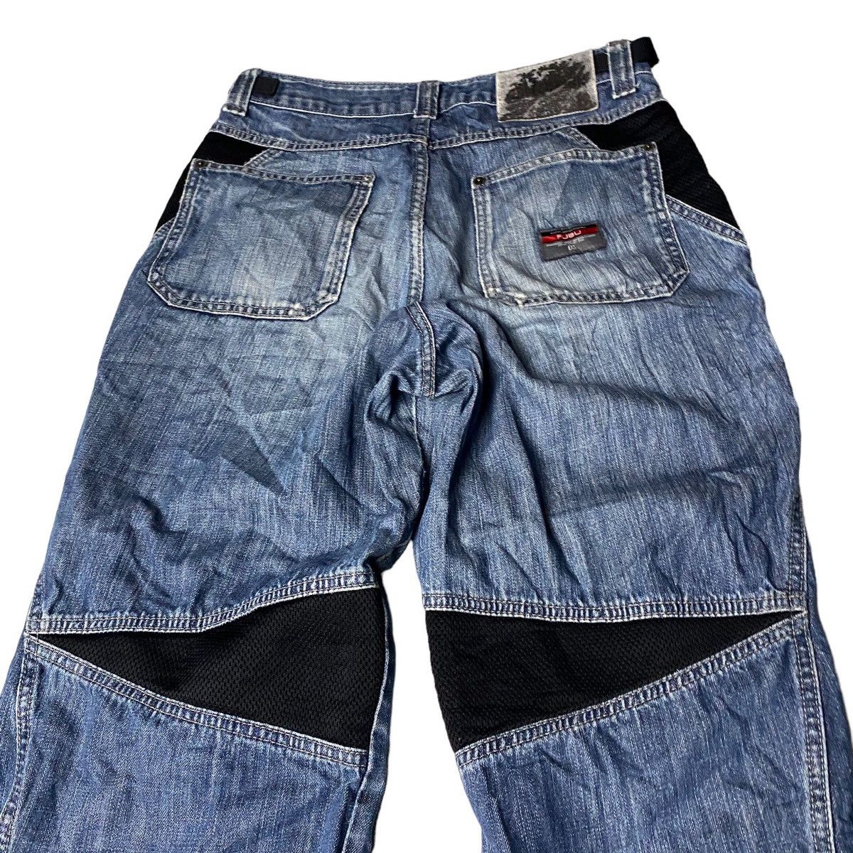 Hysteric Glamour Fubu Collection - Flared Double Knee Straight Cut Jeans Lgb Size US 34 / EU 50 - 14 Thumbnail