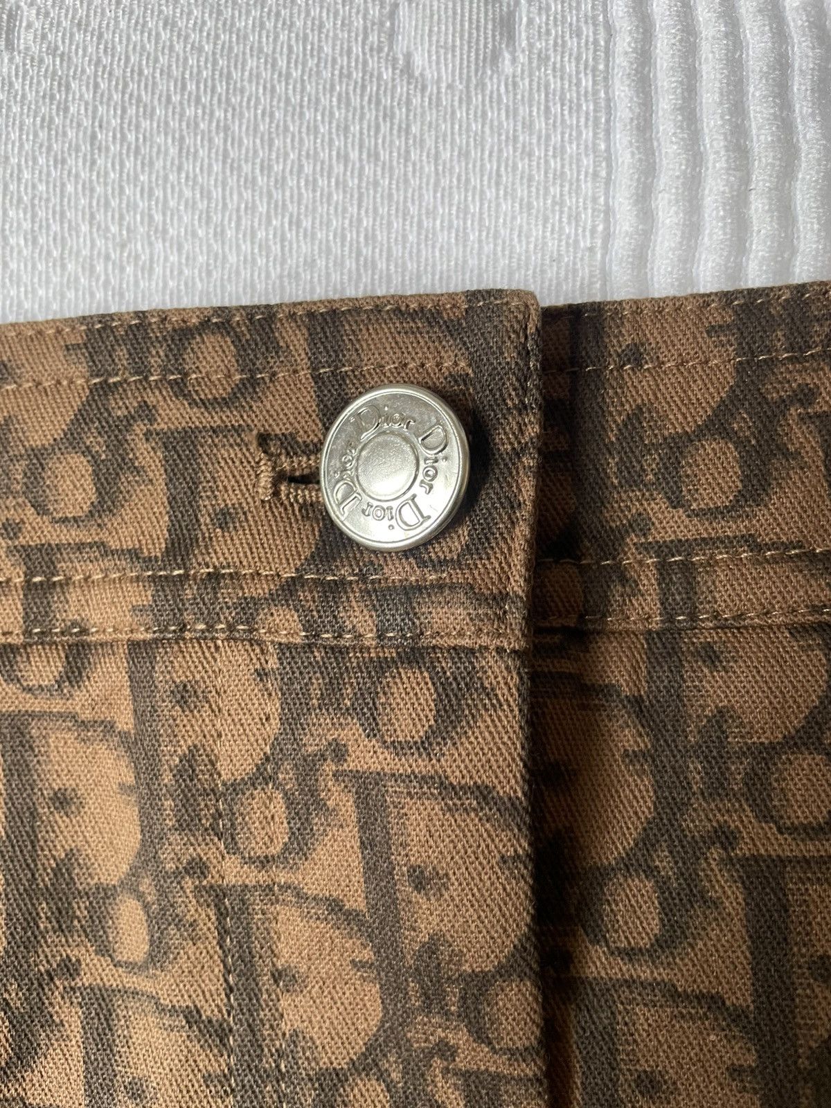 Dior CHRISTIAN DIOR MONOGRAM OBLIQUE SKIRT Size 27" / US 4 / IT 40 - 3 Thumbnail