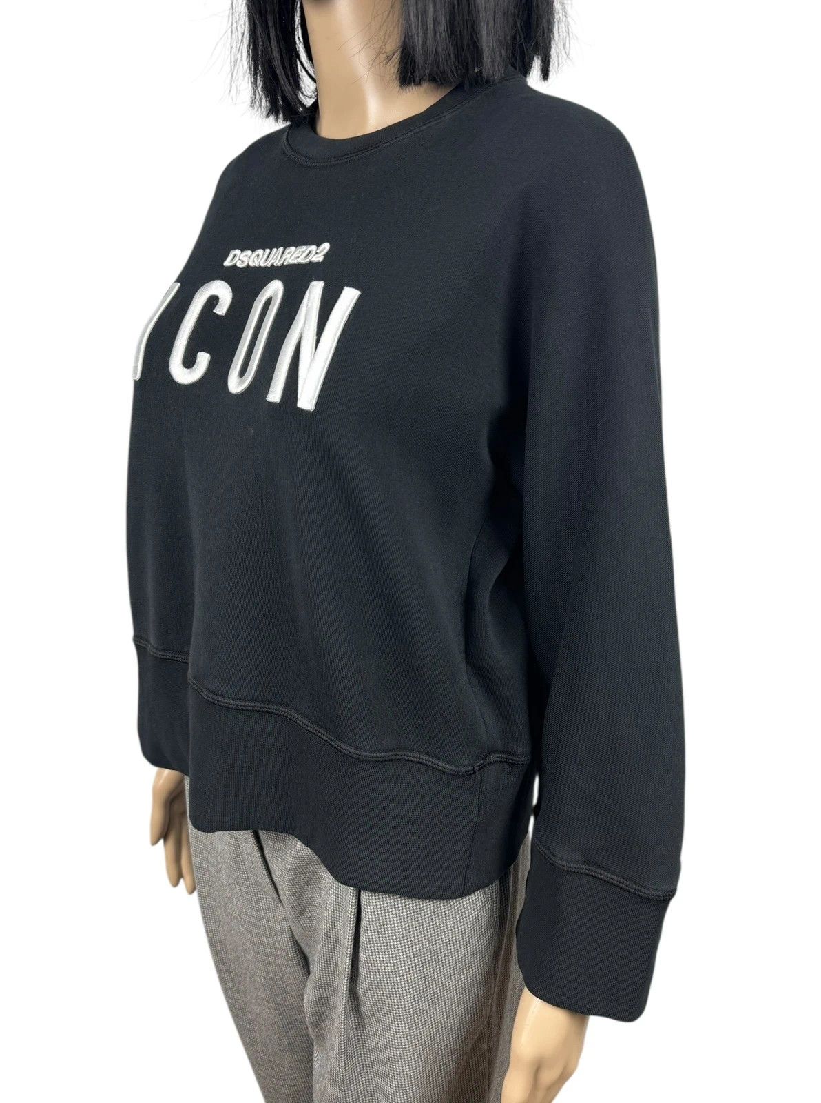 Dsquared2 Dsquared2 Icon Baggy Sweatshirt Short Cotton size L Size L / US 10 / IT 46 - 4 Thumbnail