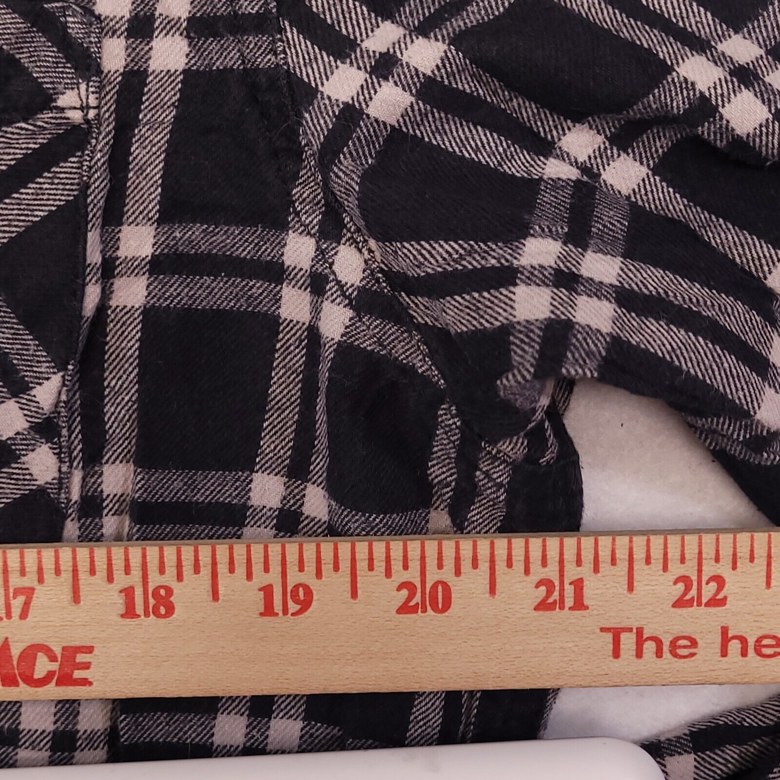 Arizona Jean Co. Arizona Jean Co Windowpane Flannel Shirt Womens Size L Black Size L / US 10 / IT 46 - 9 Thumbnail
