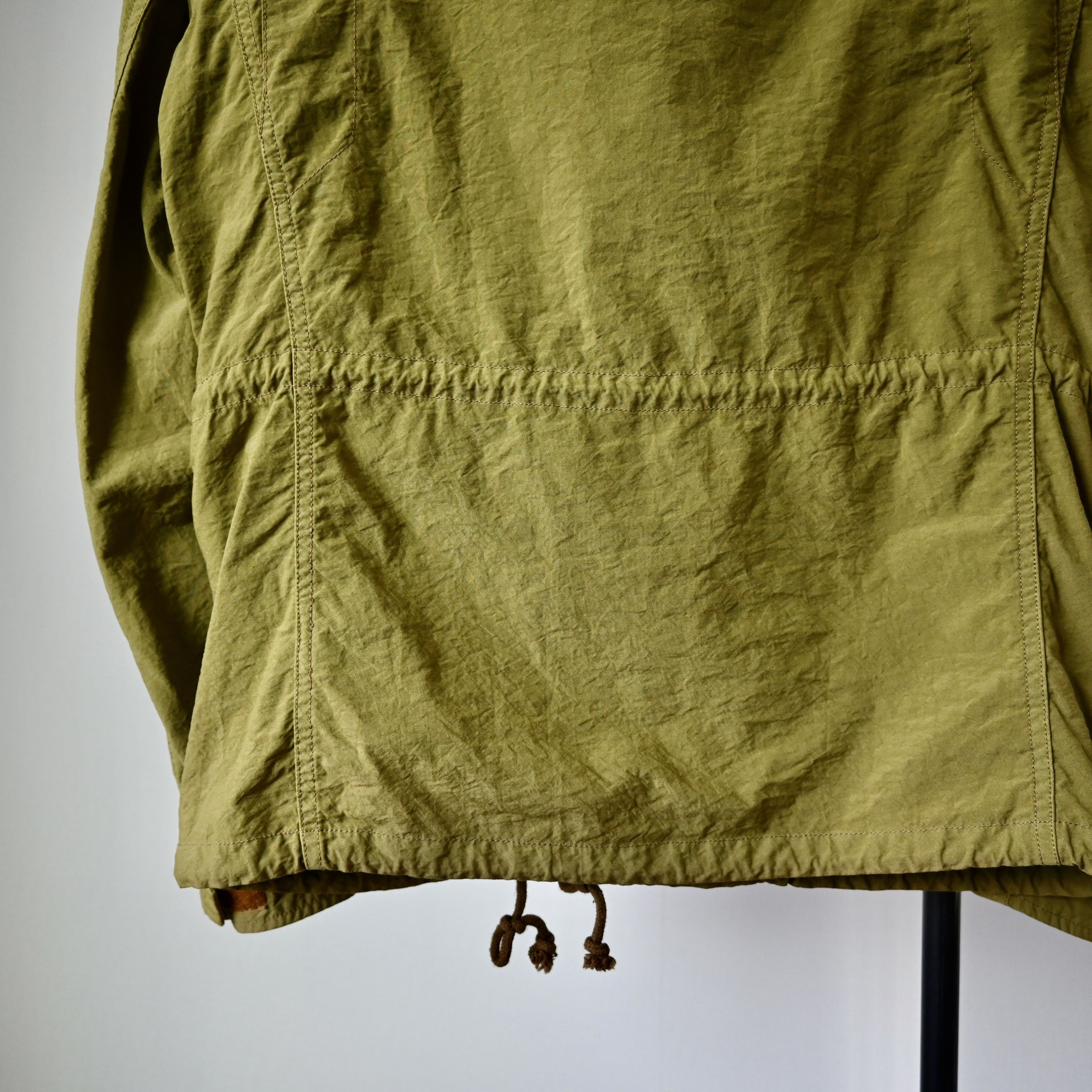 Beams Plus BEAMS Plus nylon shell M/65 type jacket, yellow olive Size US M / EU 48-50 / 2 - 5 Thumbnail