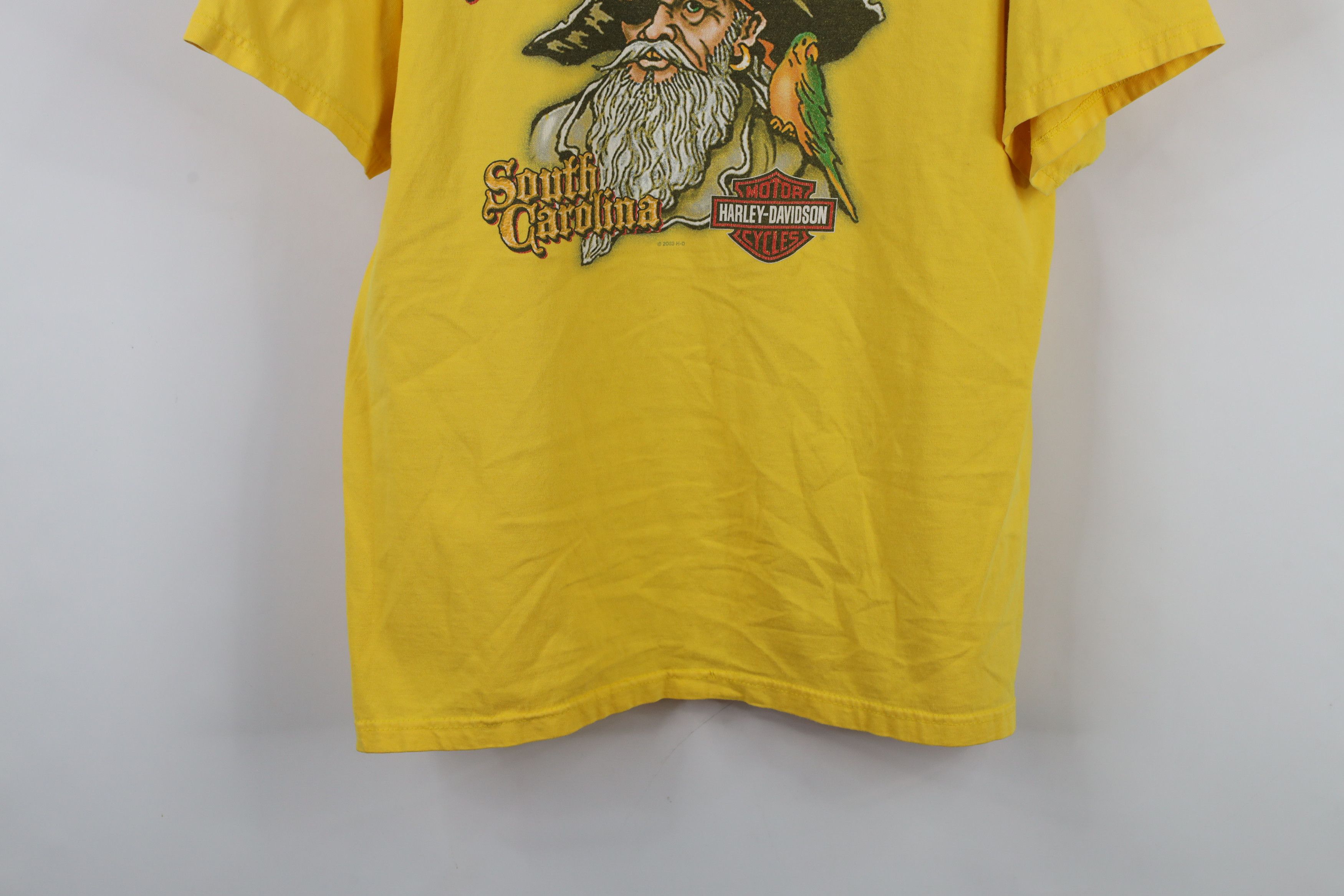Harley Davidson × Vintage Vintage Y2K 2004 Harley Davidson Fire Flames T-Shirt USA Size US L / EU 52-54 / 3 - 15 Thumbnail