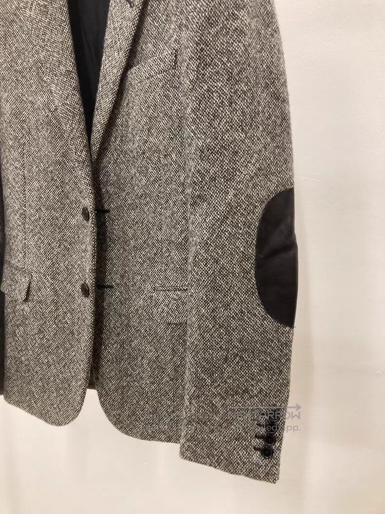 Saint Laurent Paris Saint Laurent Paris Leather patched wool suit jacket Size US S / EU 44-46 / 1 - 3 Thumbnail