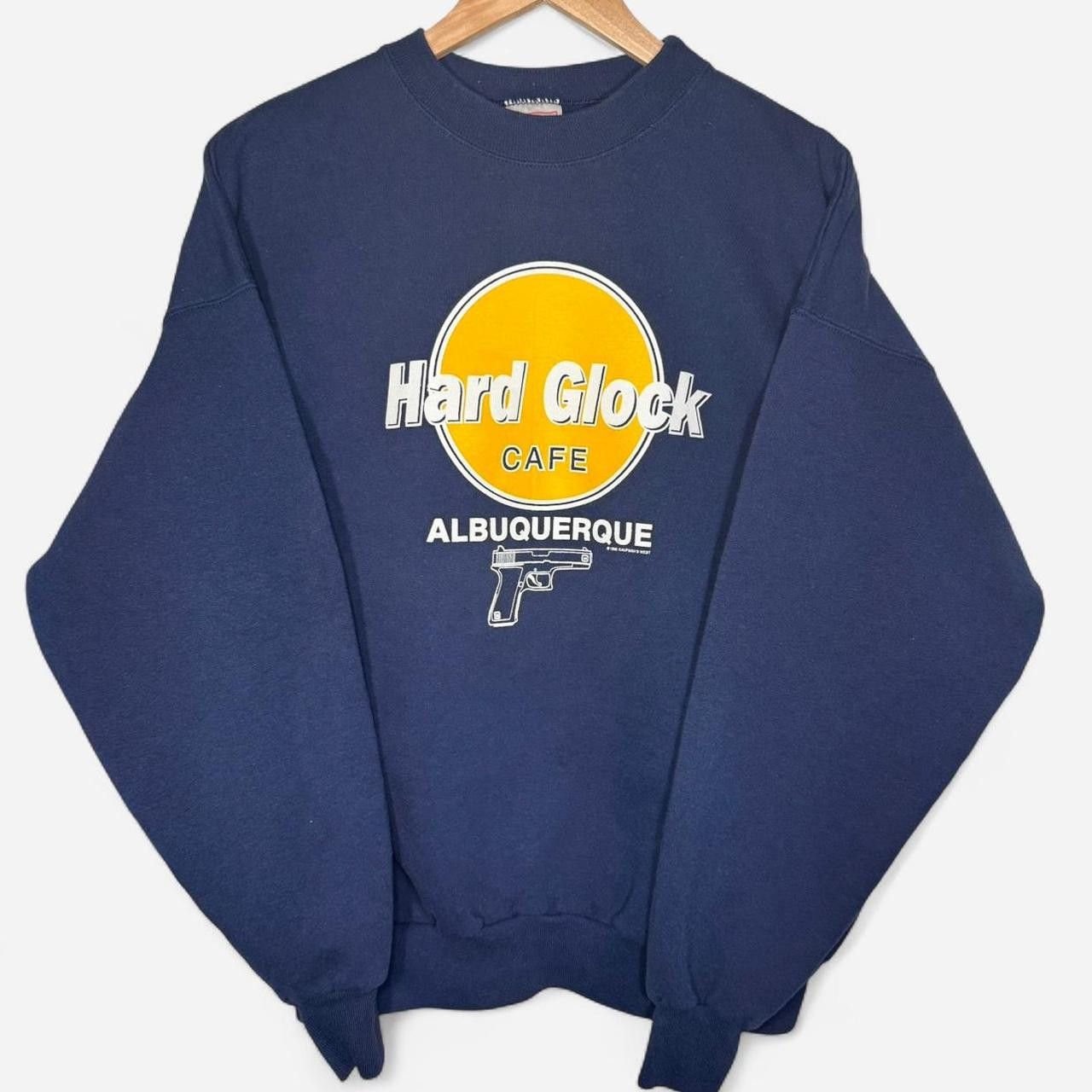 Vintage Vintage 1990s Hard Glock Cafe Albuquerque Crewneck Size US XL / EU 56 / 4 - 2 Thumbnail