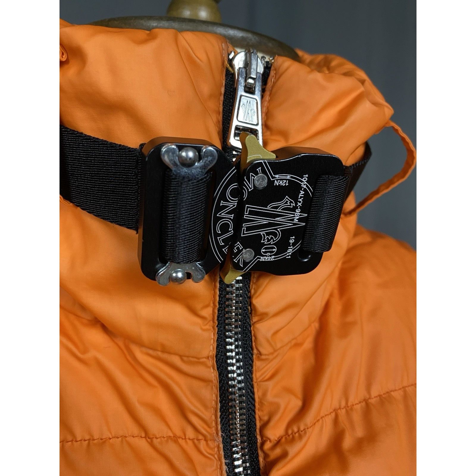 Moncler RARE! Moncler x 1017 ALYX 9SM Deimos Men`s Orange Down Insu Size US L / EU 52-54 / 3 - 10 Thumbnail