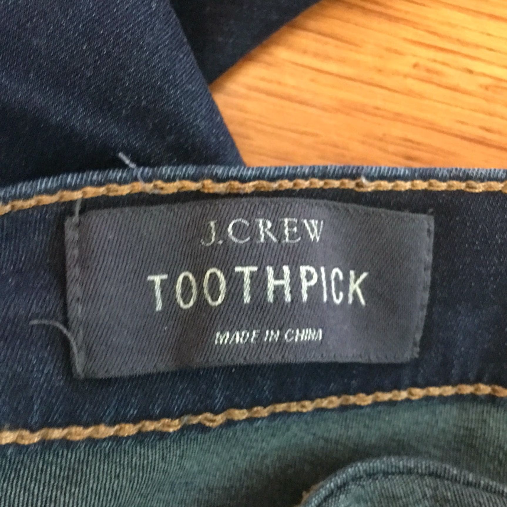 J.Crew J.Crew Toothpick Ankle Skinny Jeans Women's Size 29 Blue Stretch Denim 28" Inseam Classic Size 29" - 6 Thumbnail