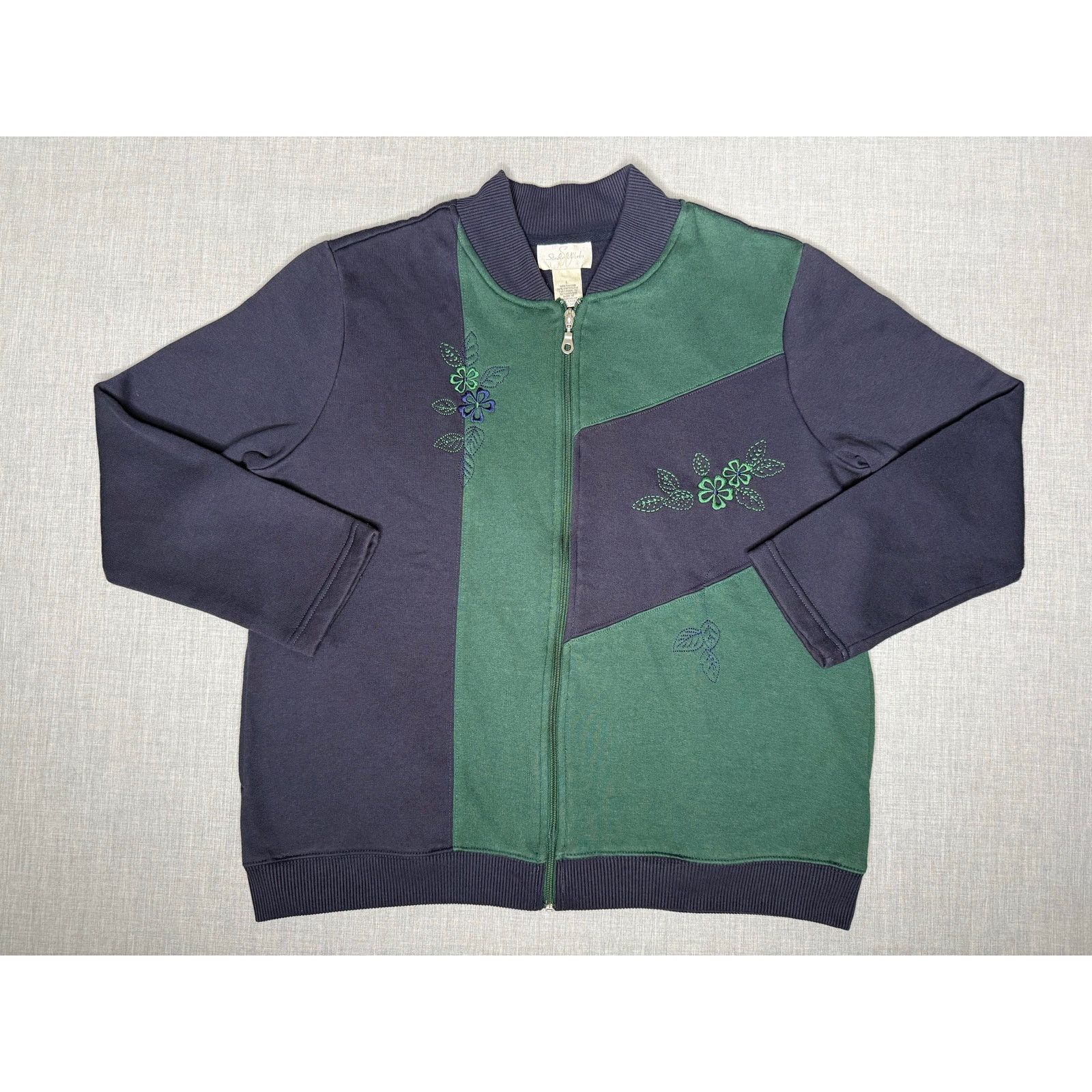 Vintage Vintage 90s Studio Works Full Zip Crewneck Women’s Large Size L / US 10 / IT 46 - 1 Thumbnail