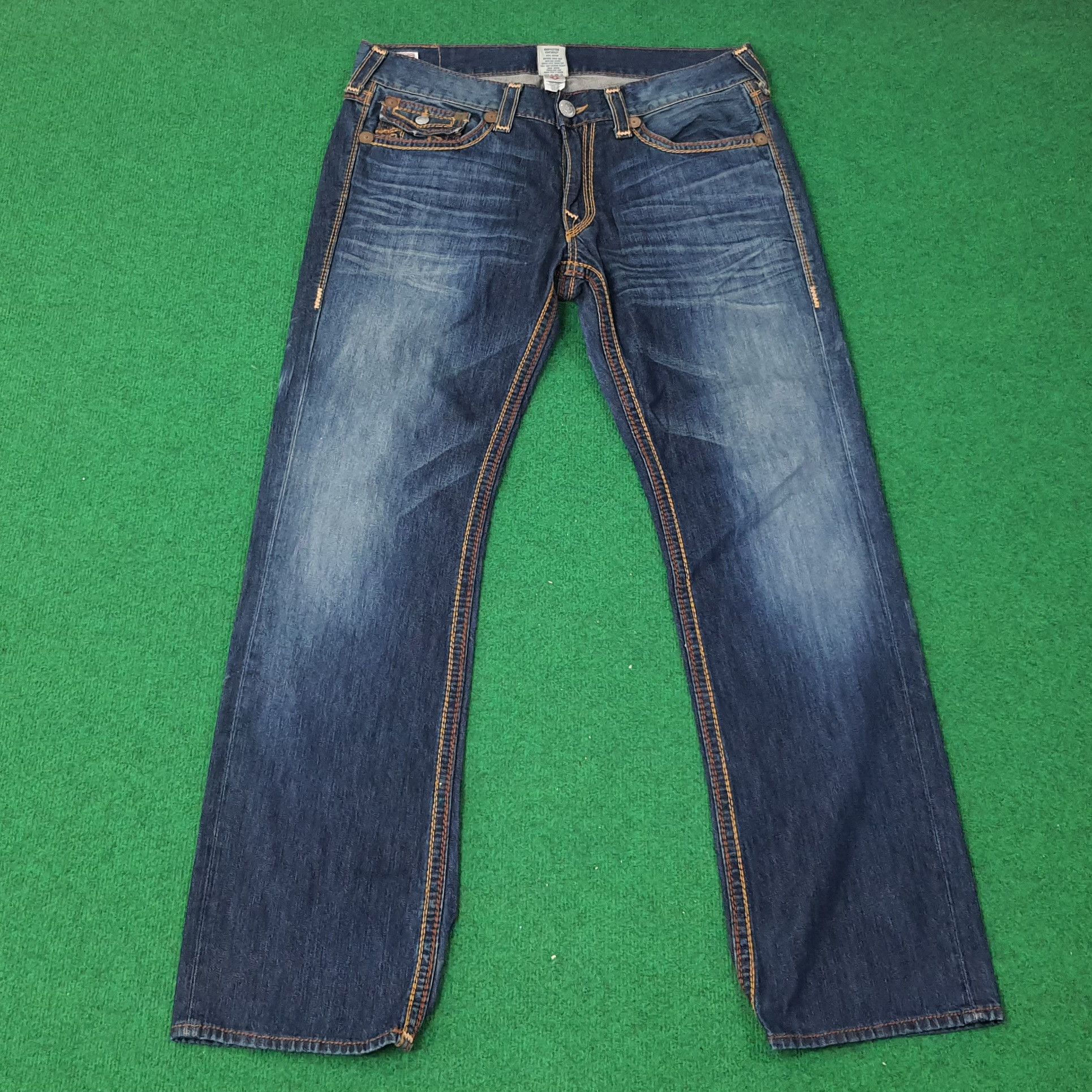 True Religion Vintage True Religion American Denim Jeans C258N2 Size US 37 - 4 Thumbnail
