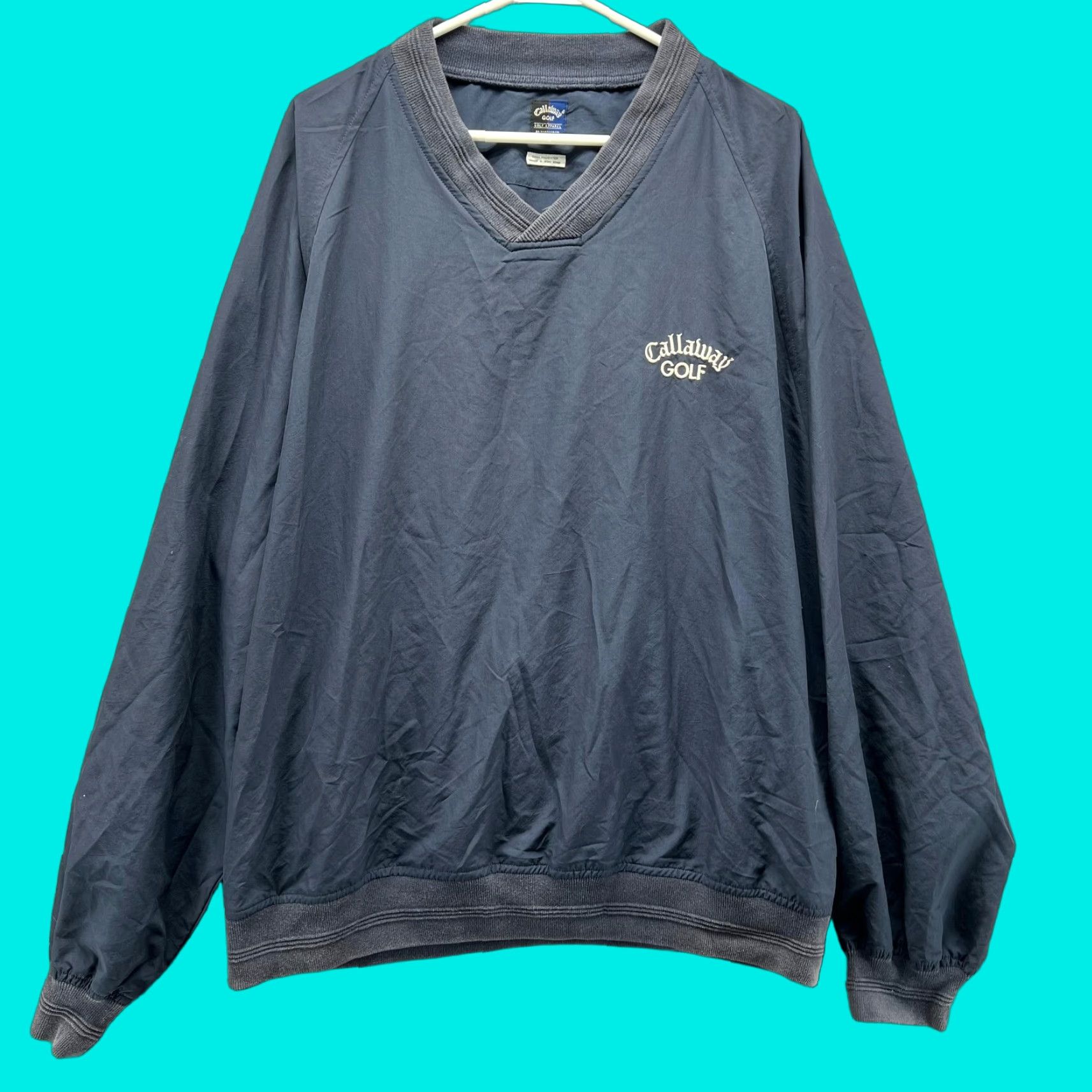 Callaway VINTAGE Callaway Sweater Men XL Blue Navy V-Neck Pullover Golf Jacket Shirt Size US XL / EU 56 / 4 - 1 Thumbnail