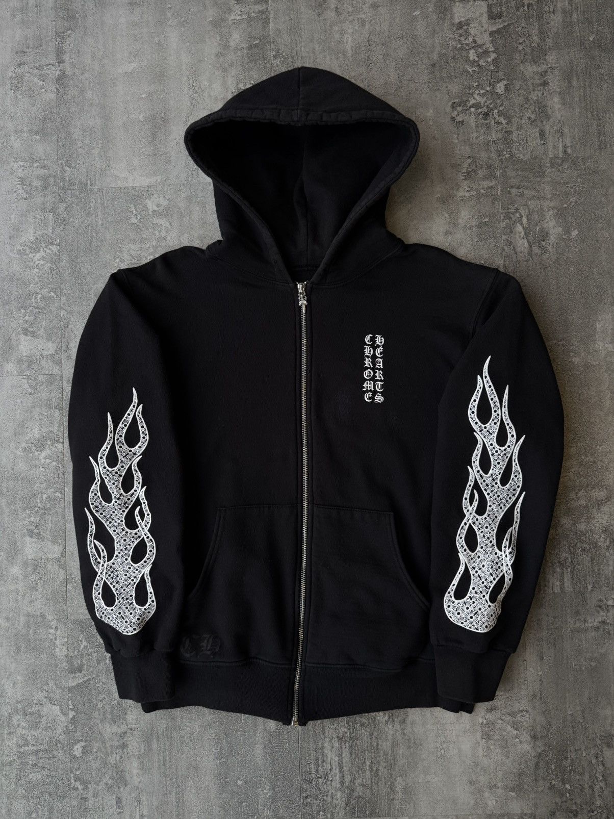Chrome Hearts Chrome Hearts flames zip up hoodie Size US M / EU 48-50 / 2 - 1 Thumbnail