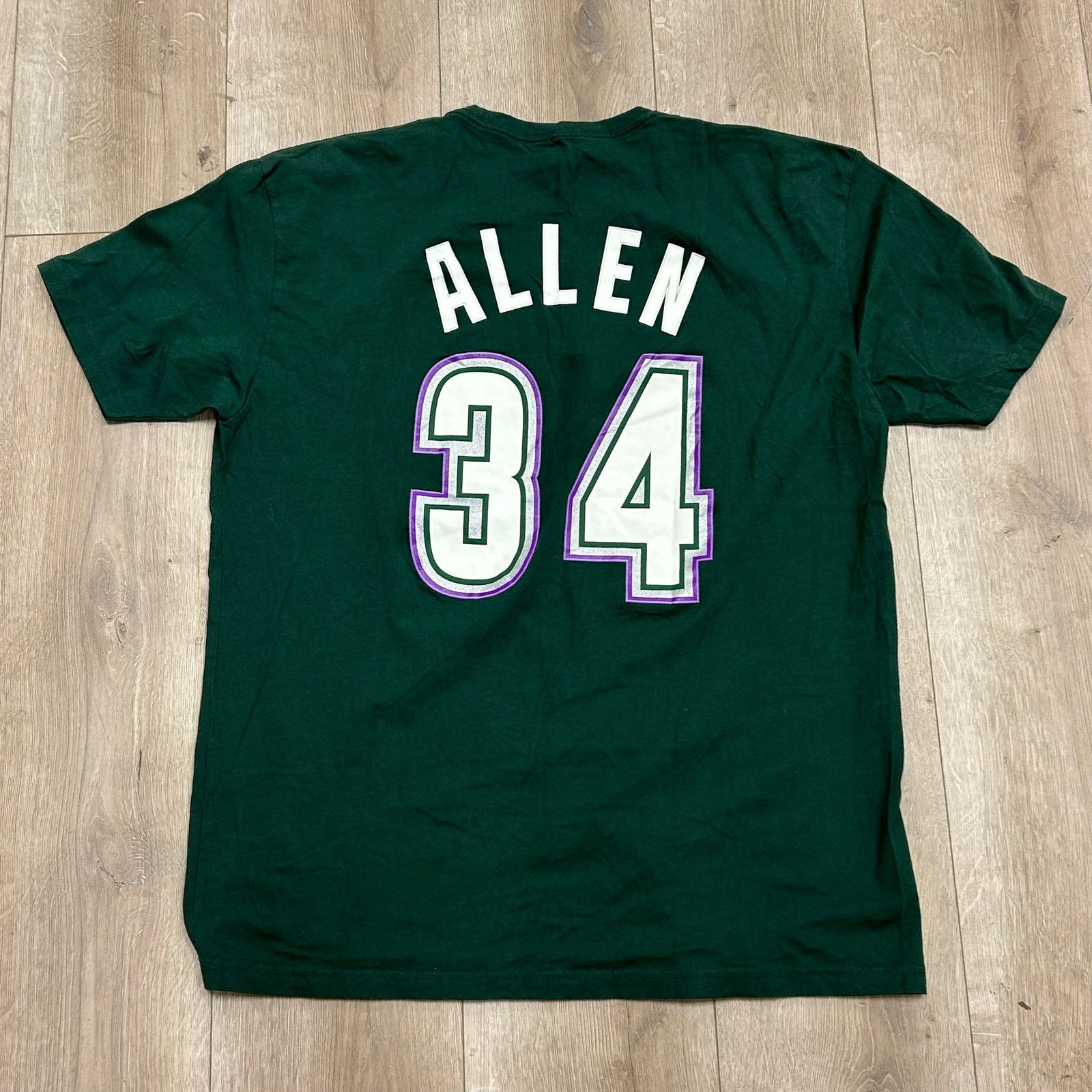 Mitchell & Ness Milwaukee Bucks Ray Allen Mitchell & Ness green Tee XXL Size US XXL / EU 58 / 5 - 3 Thumbnail