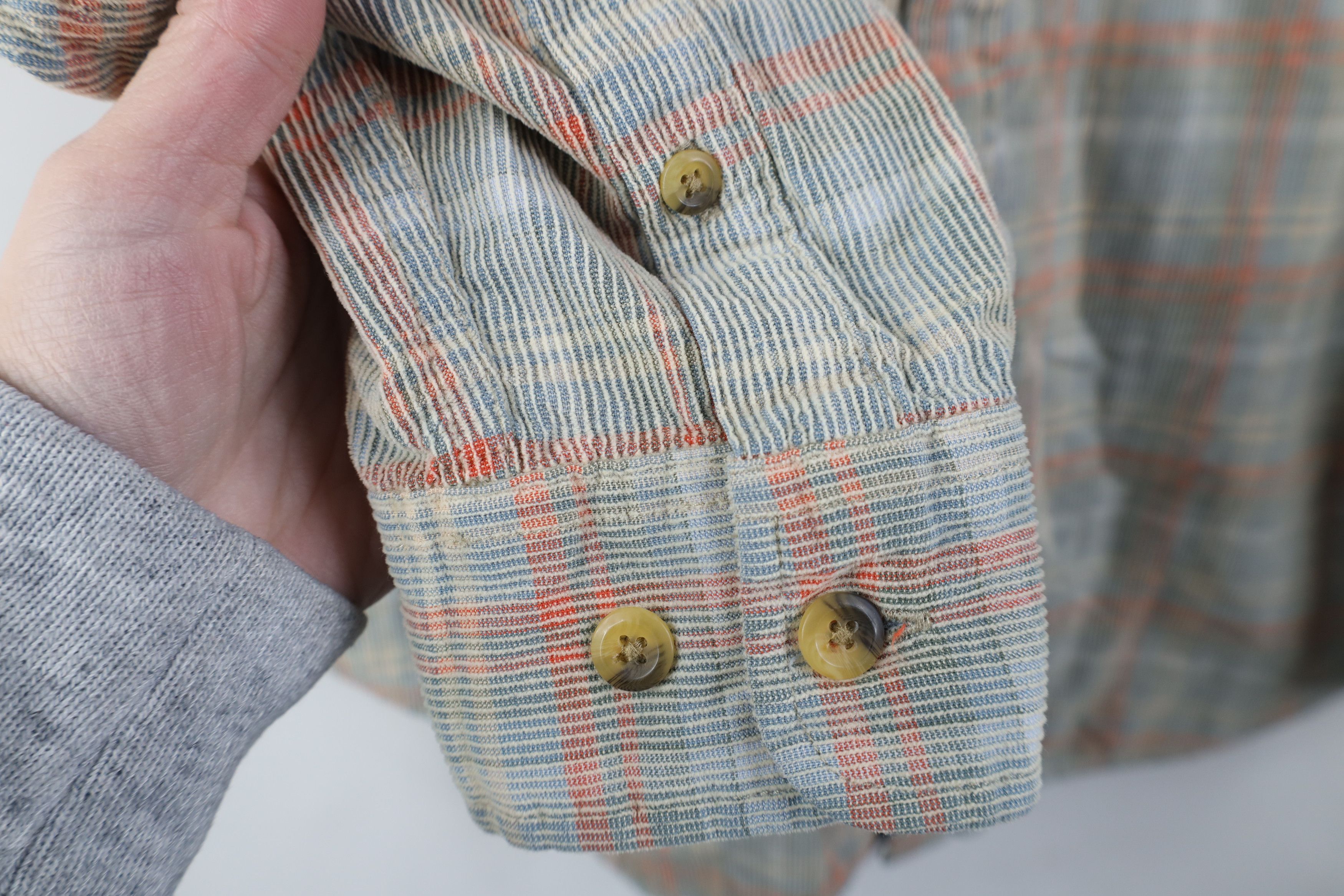Vintage Vintage 90s Streetwear Collared Button Down Shirt Plaid Size US M / EU 48-50 / 2 - 5 Thumbnail