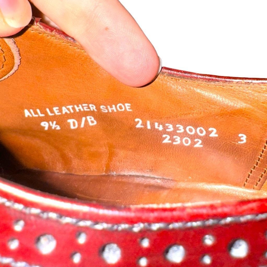Hanover Hanover Handmade in USA Wingtip Oxford Dress Shoes 9.5 Size US 9.5 / EU 42-43 - 10 Thumbnail