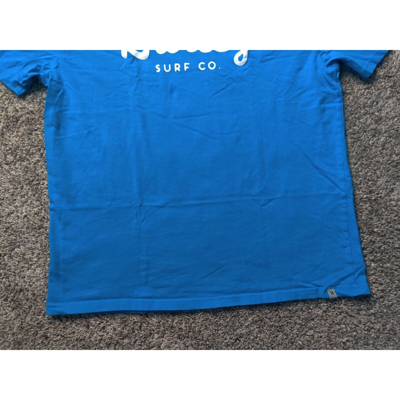 Hurley Hurley Shirt Adult Mens Large Blue White Spell Out Surf Co Size US L / EU 52-54 / 3 - 6 Thumbnail