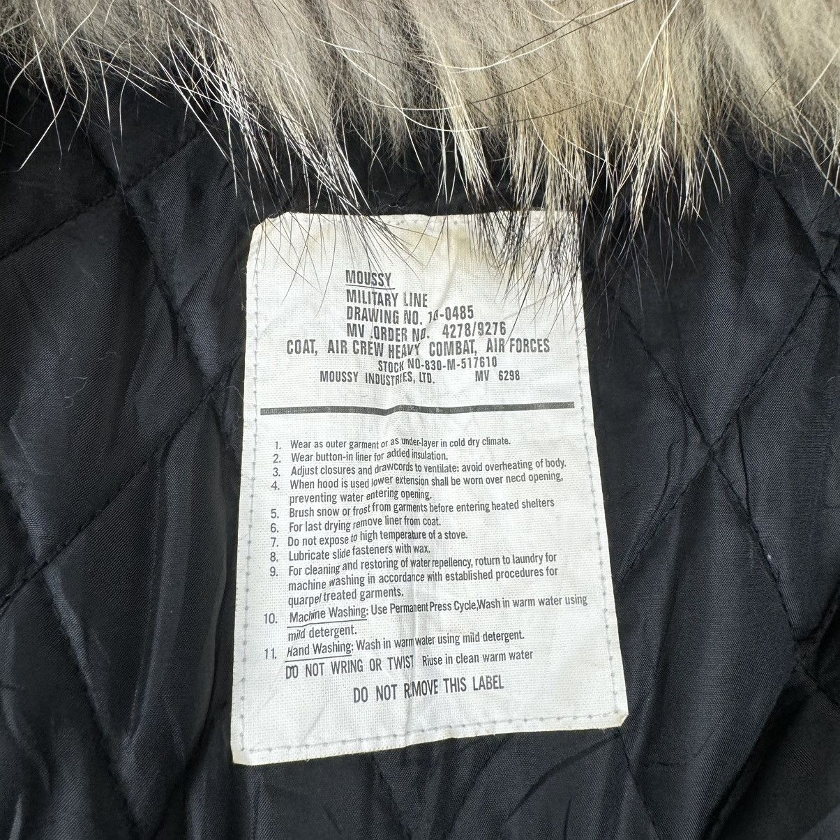 If Six Was Nine ☀️MOUSSY HOODIE FUR MILITARY JACKET Size US S / EU 44-46 / 1 - 11 Thumbnail
