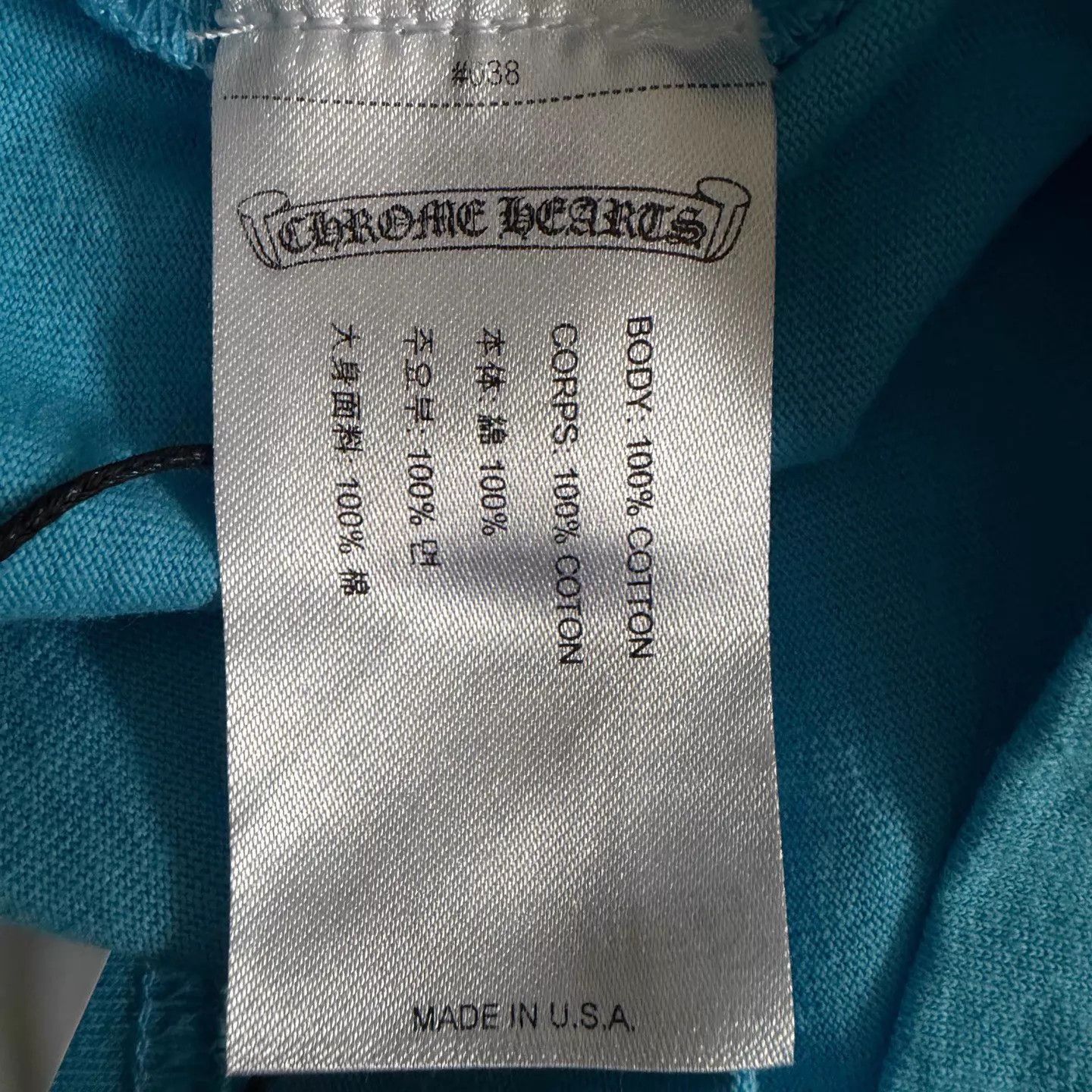 Chrome Hearts Chrome Hearts Matty Boy Graffiti Sky Blue SS XL Size US XL / EU 56 / 4 - 4 Thumbnail