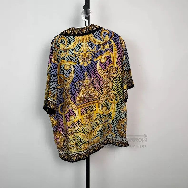Fendi Fendi Gold shirt Size US M / EU 48-50 / 2 - 2 Thumbnail