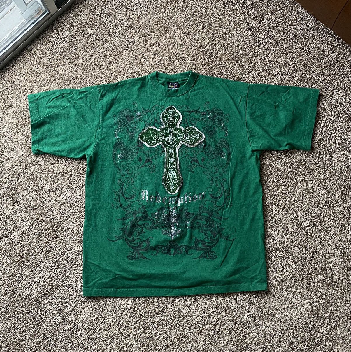 Hippo Vintage T-shirt skull Cross dragon Redemption