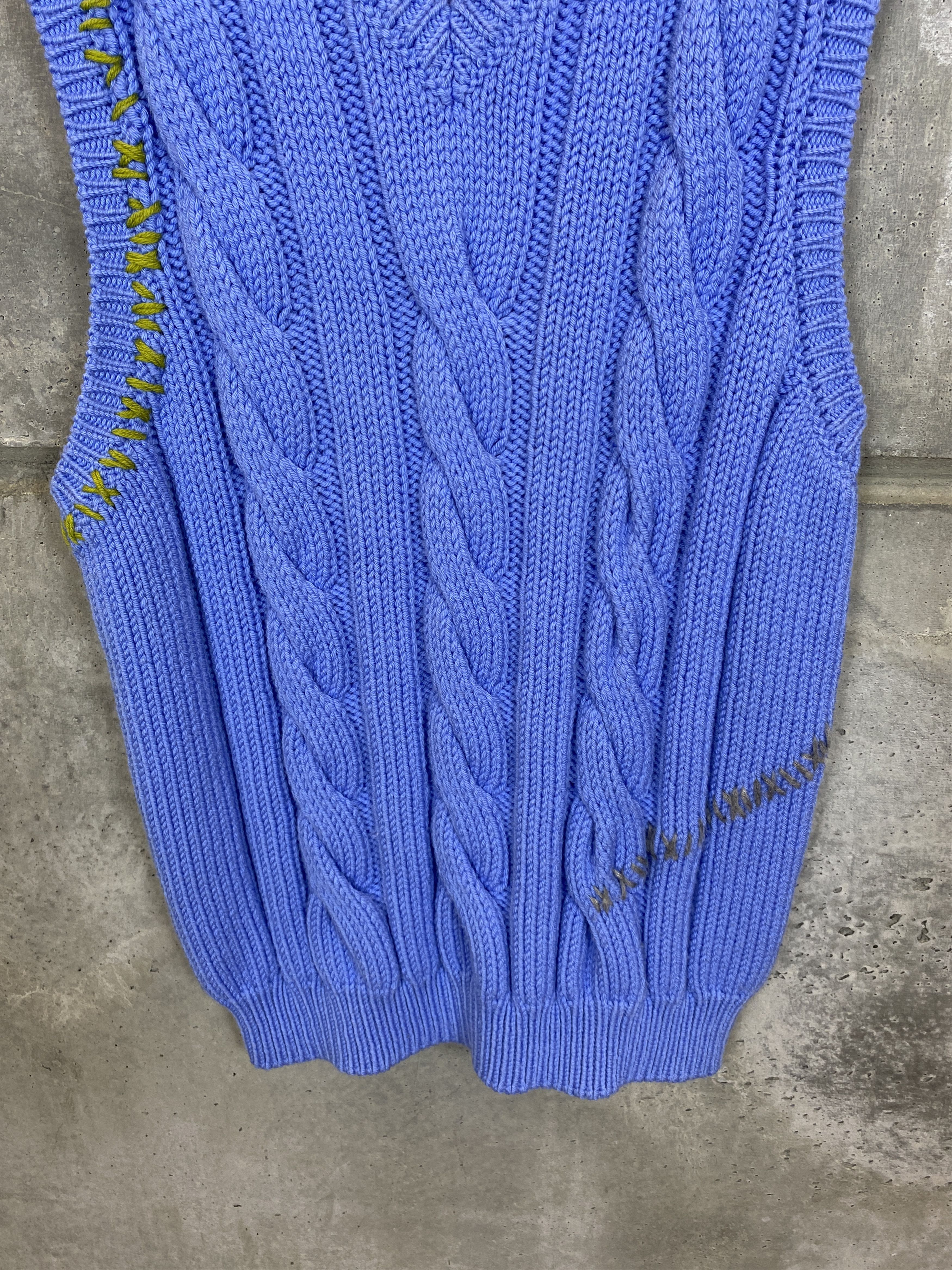 Marni $1150 MARNI CABLE KNIT SLEEVELESS SWEATER VEST Size US L / EU 52-54 / 3 - 4 Thumbnail