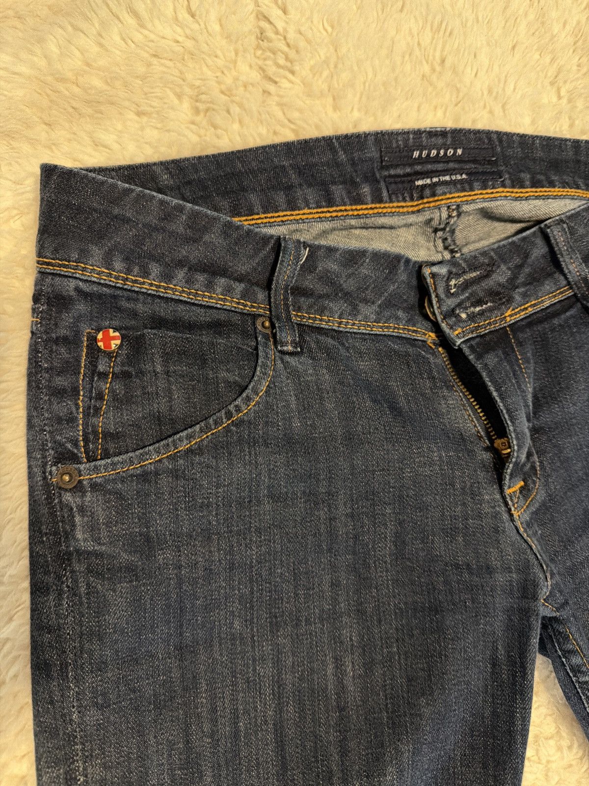 Hudson Vintage Hudson Jeans Size 28" / US 6 / IT 42 - 3 Thumbnail