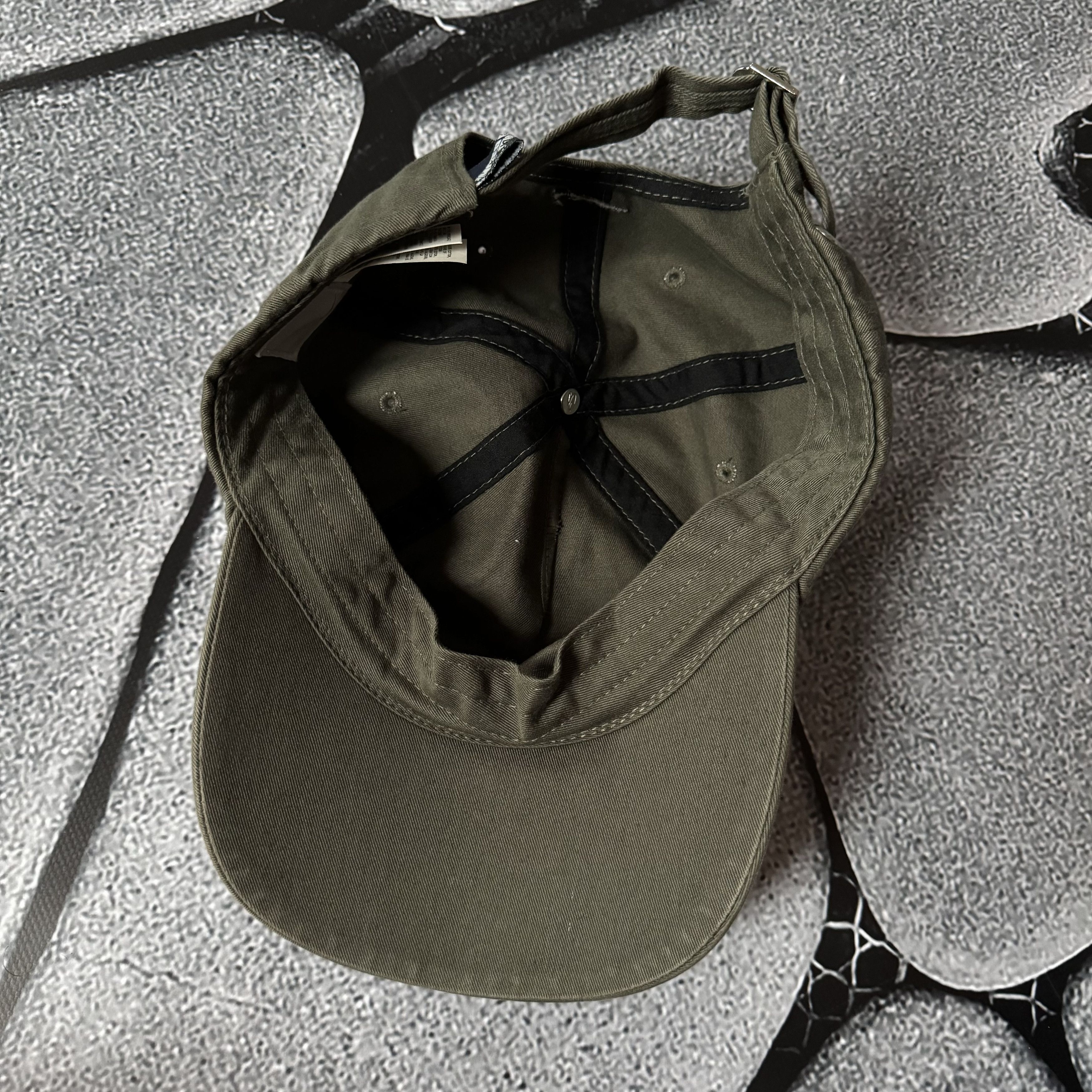 Nike × Vintage NIKE CANARIAS LIMITED EDITION DOUBLE SWOOSH KHAKI CAP Size ONE SIZE - 5 Thumbnail