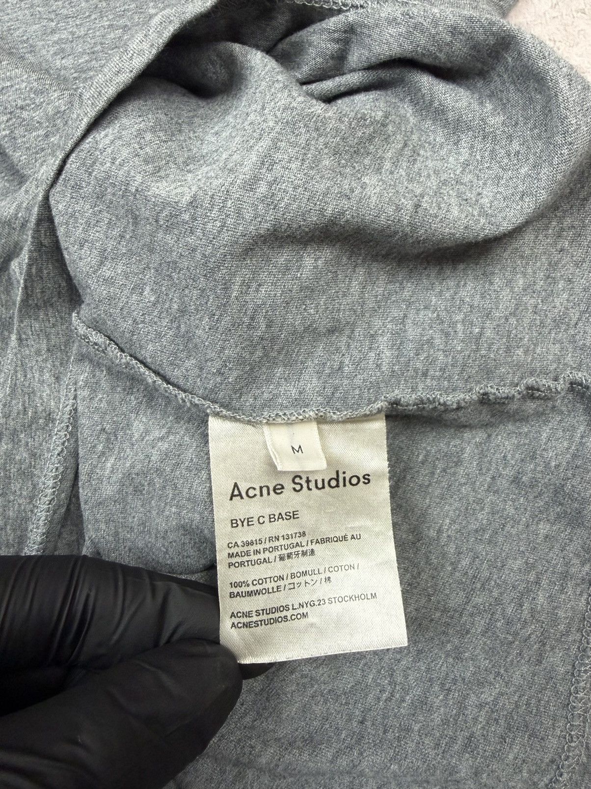 Acne Studios Acne Studios Men's "Bye C Base" Tank Top — Heather Grey Size US M / EU 48-50 / 2 - 4 Thumbnail