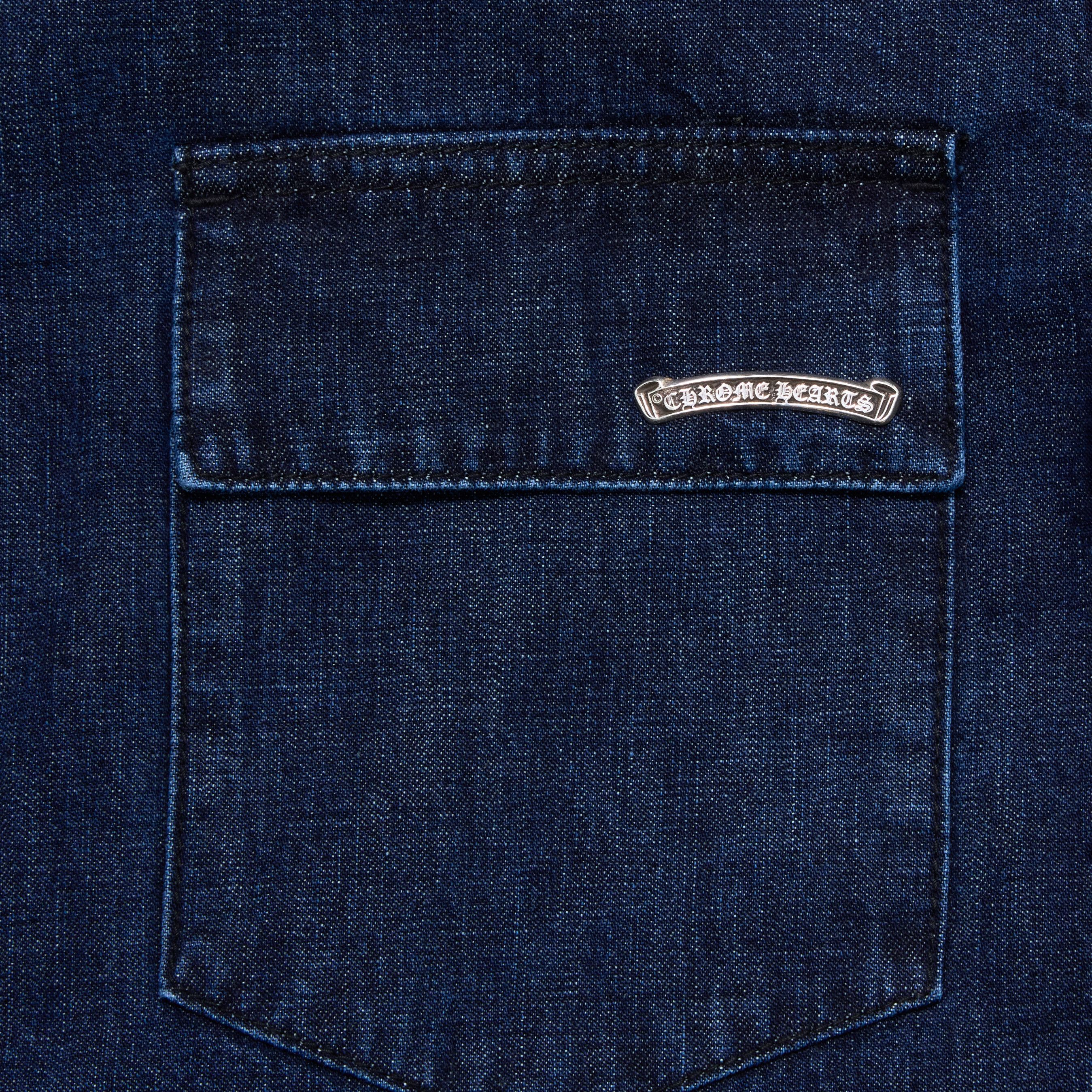 Chrome Hearts CHROME HEARTS Work’n Garage WSH Denim White Print Size US L / EU 52-54 / 3 - 4 Thumbnail