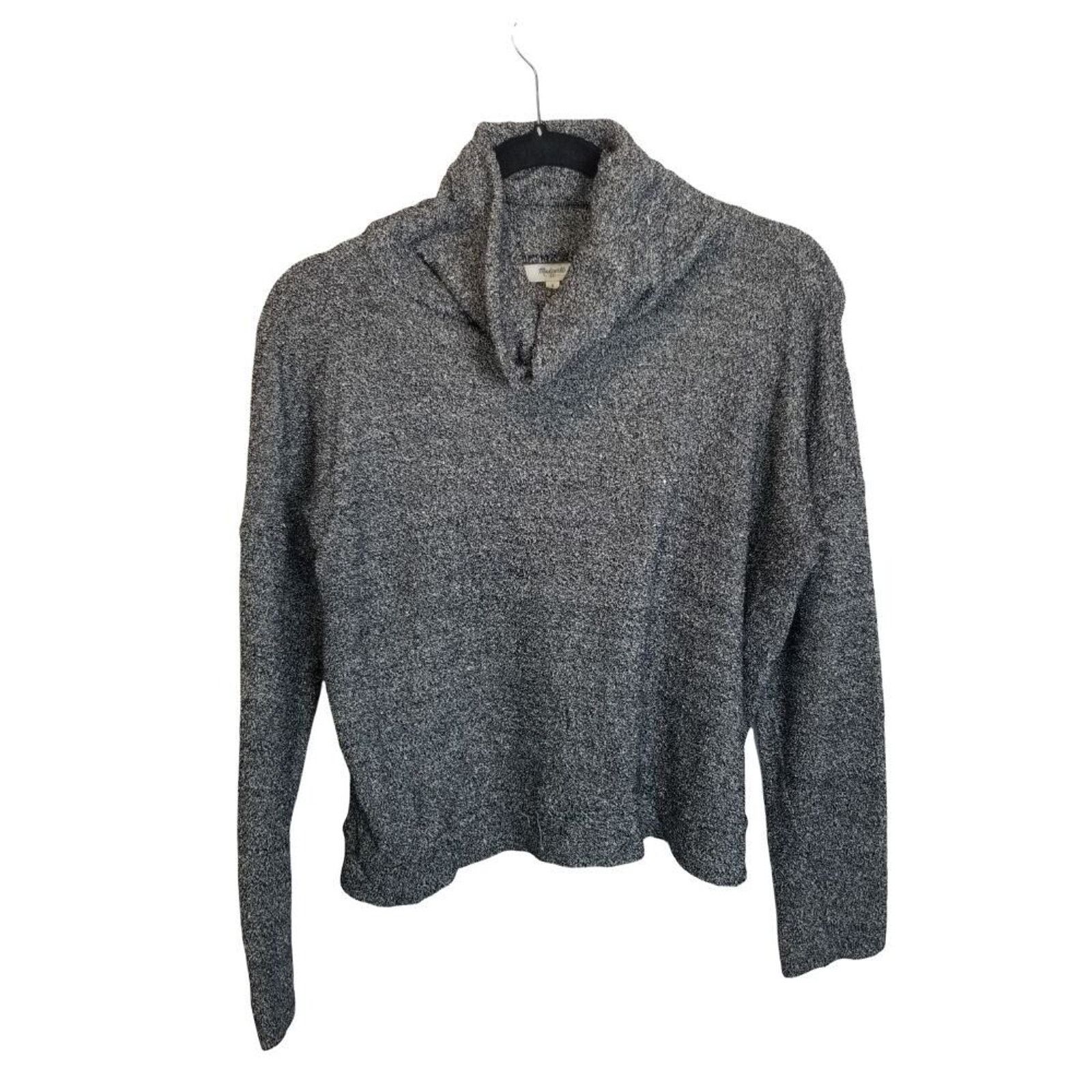Madewell Madewell Womens Silk Cotton Turtleneck Size S Minimalist Size S / US 4 / IT 40 - 3 Thumbnail