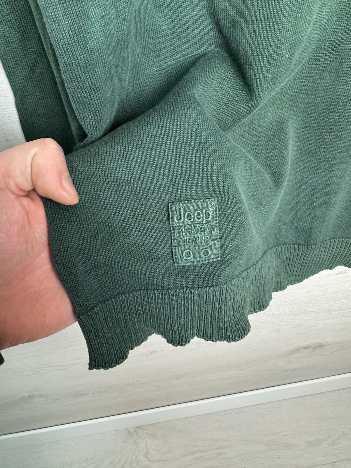 Jeep Jeep Half-Zip Knit Sweater Vintage USA Size US L / EU 52-54 / 3 - 8 Thumbnail