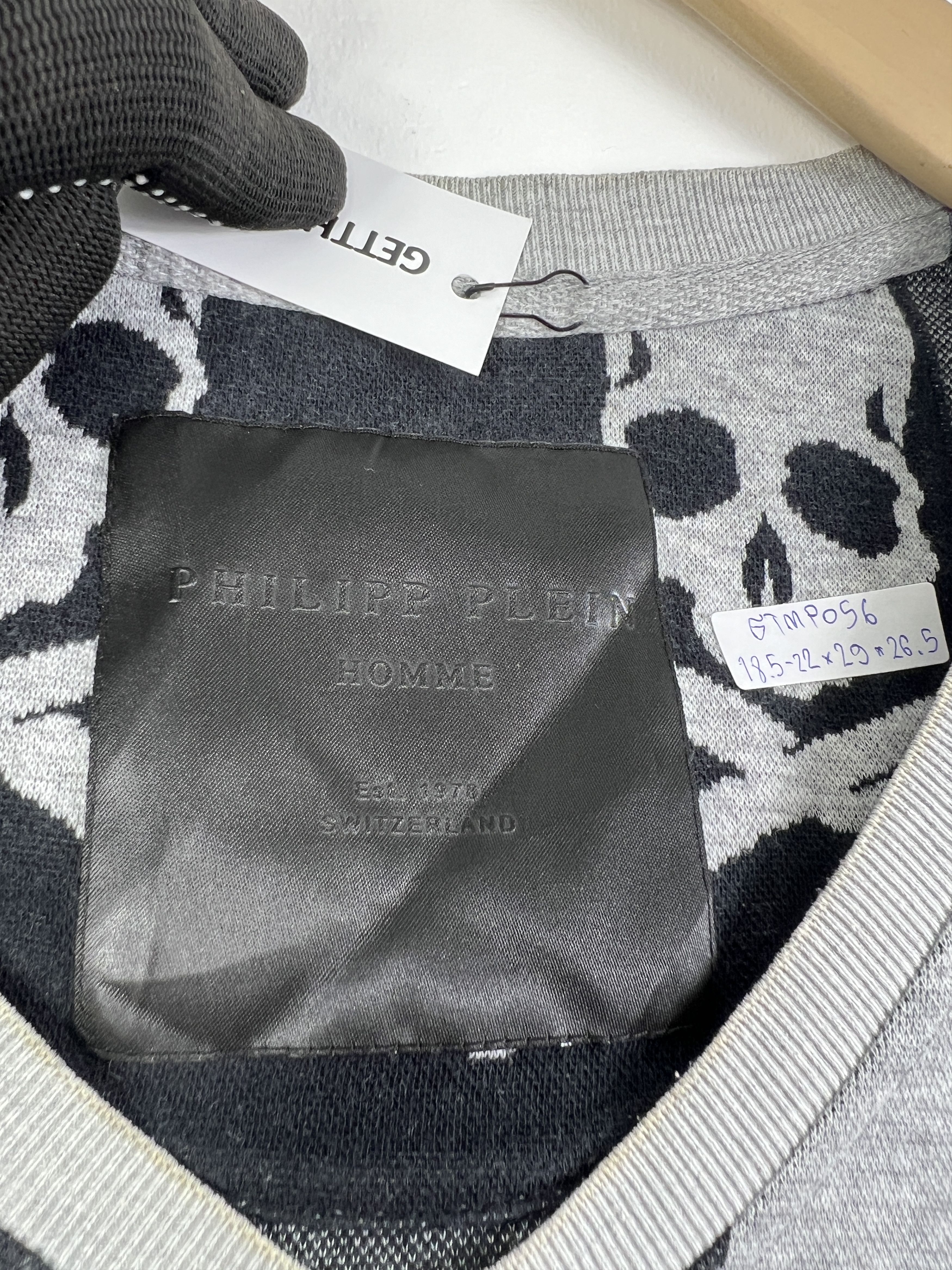 Philipp Plein Philipp Plein Homme Y2K Skull Sweater GTMP056 Size US M / EU 48-50 / 2 - 3 Thumbnail
