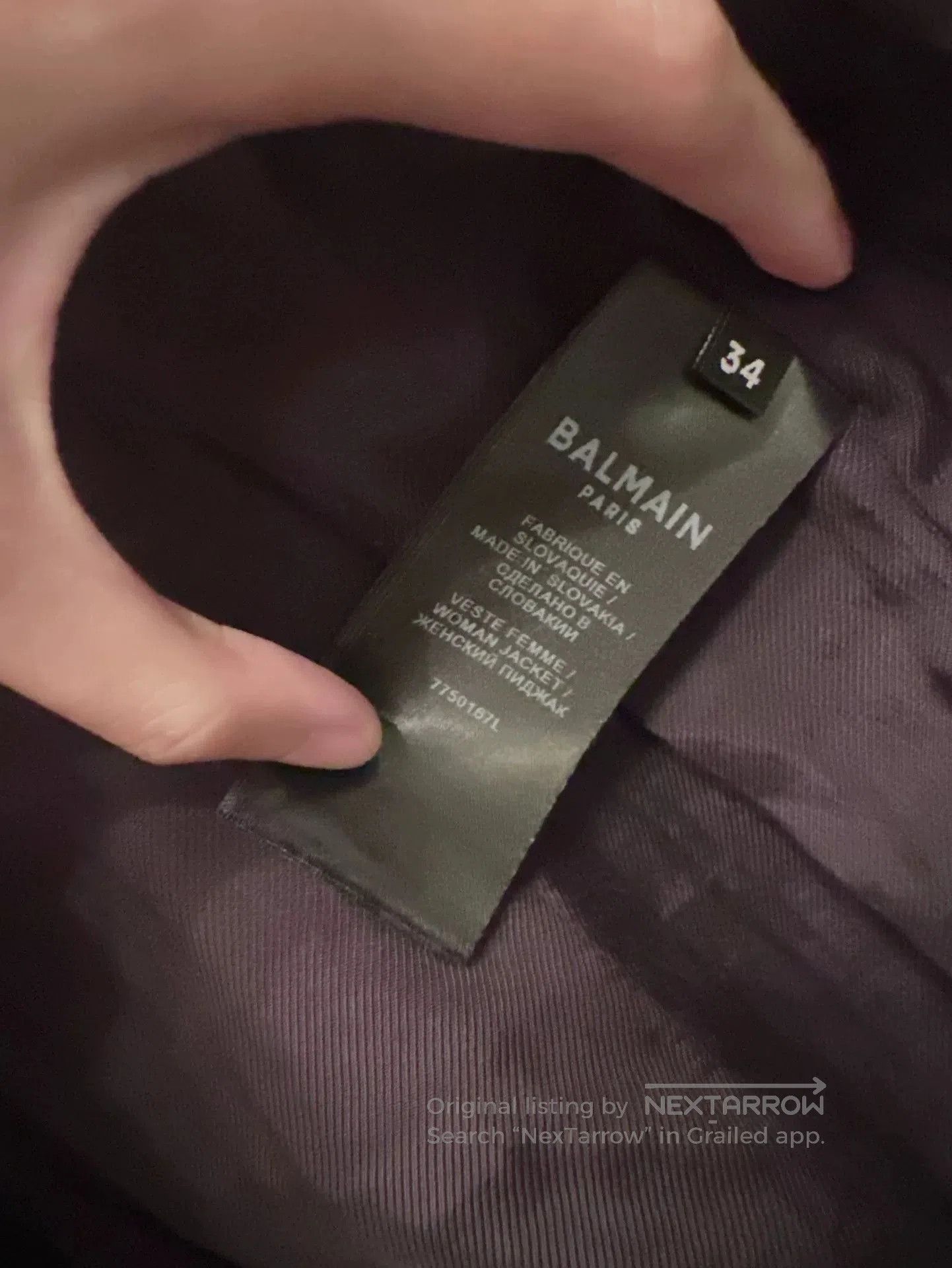 Balmain Balmain Black Blazer Dress. Size XS / US 0-2 / IT 36-38 - 6 Thumbnail